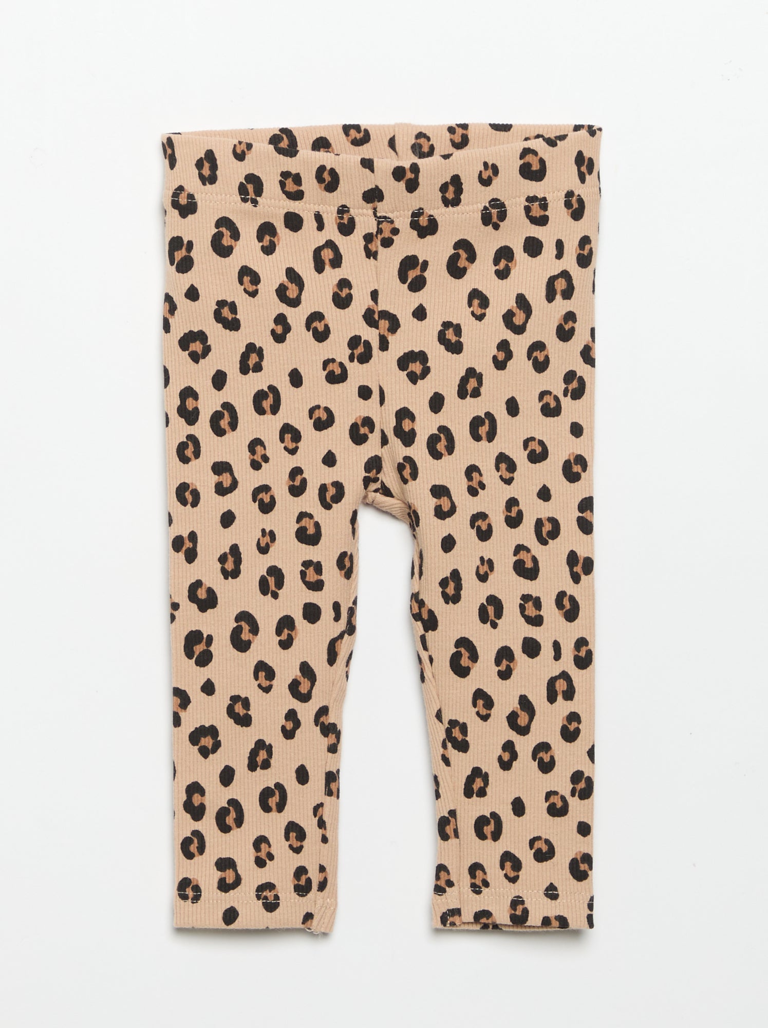 Ensemble sweat imprimé + legging - Beige