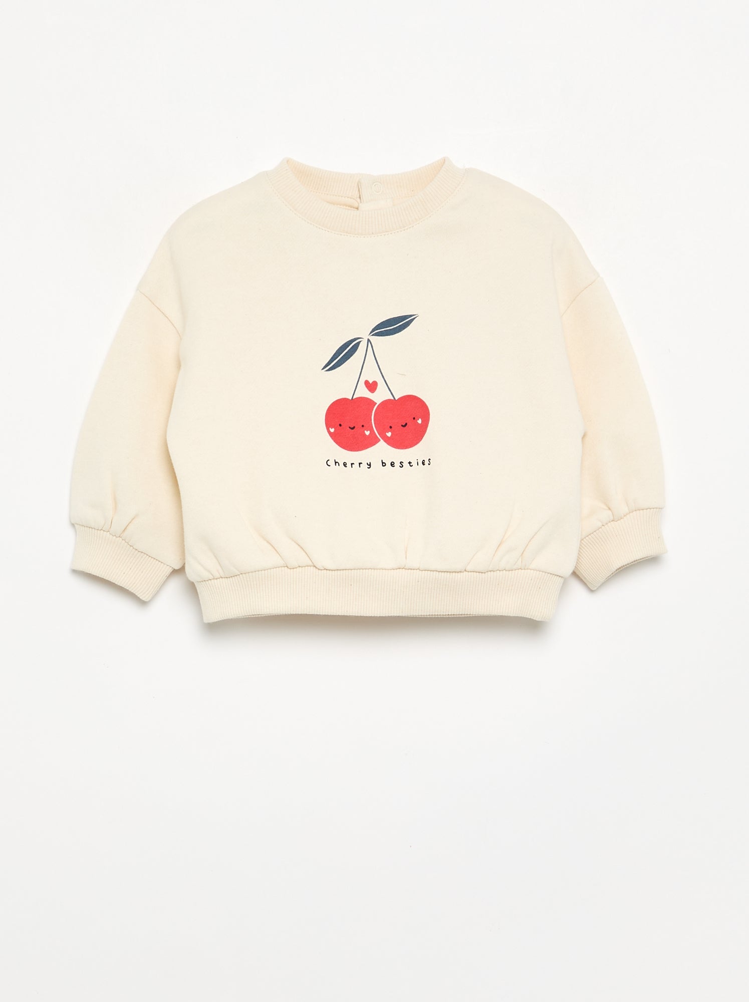 Ensemble sweat imprimé + legging - Blanc (GDM74_1)