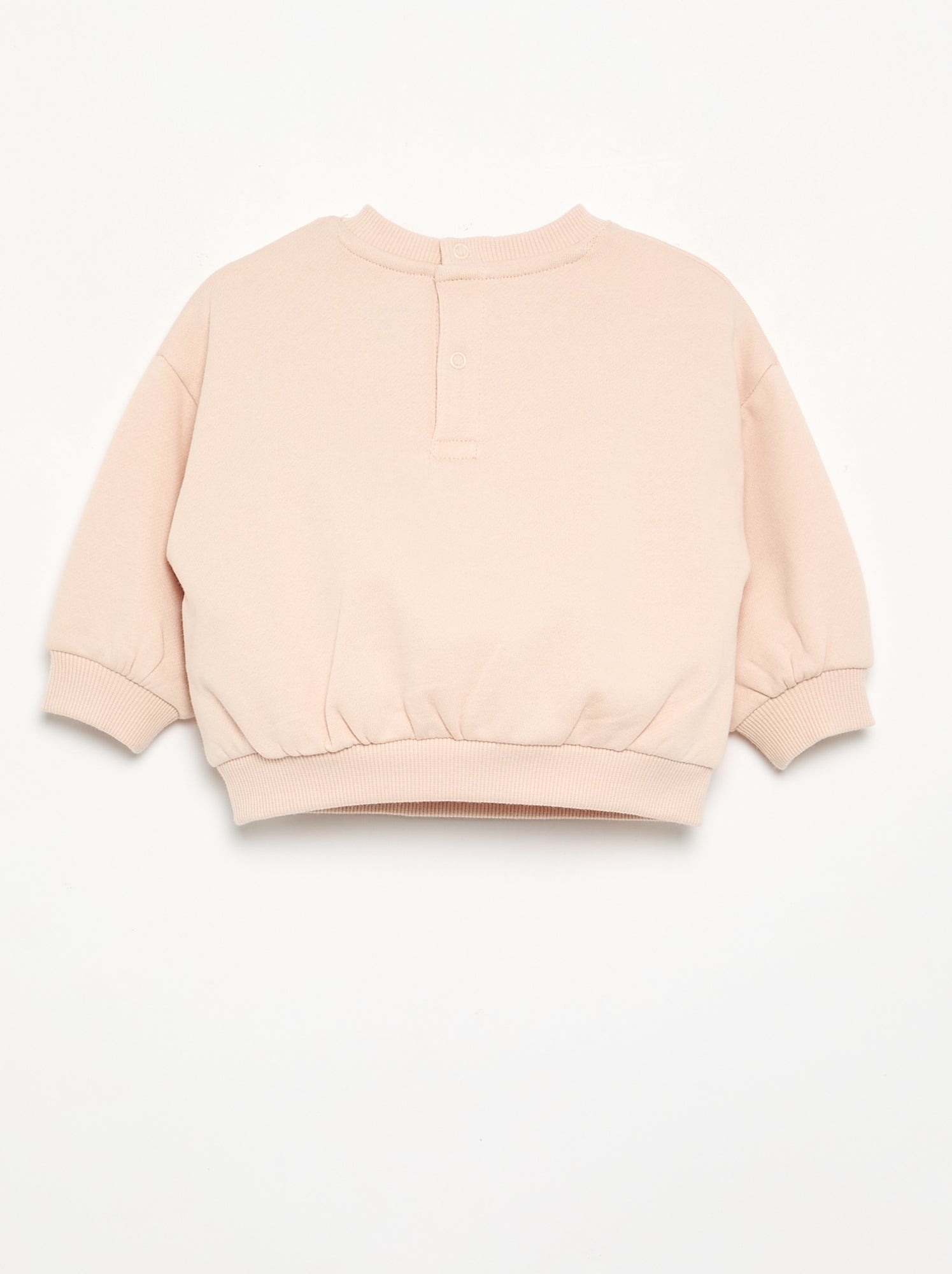 Ensemble sweat imprimé + legging - Rose