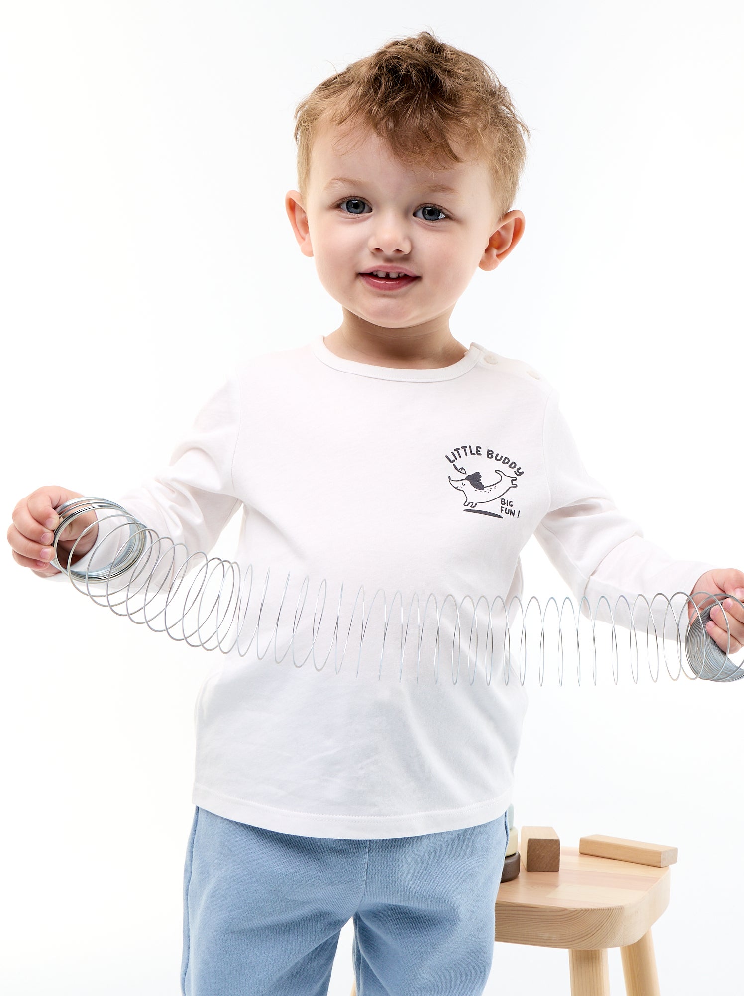 Ensemble sweat + jogging + t-shirt - 3 pièces - Bleu