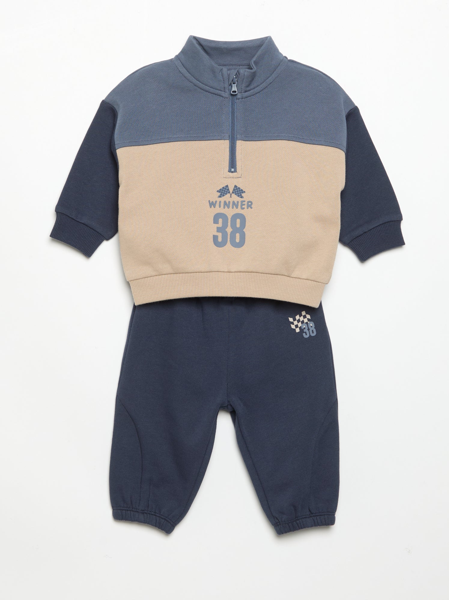 Ensemble sweat + pantalon de jogging - Bleu