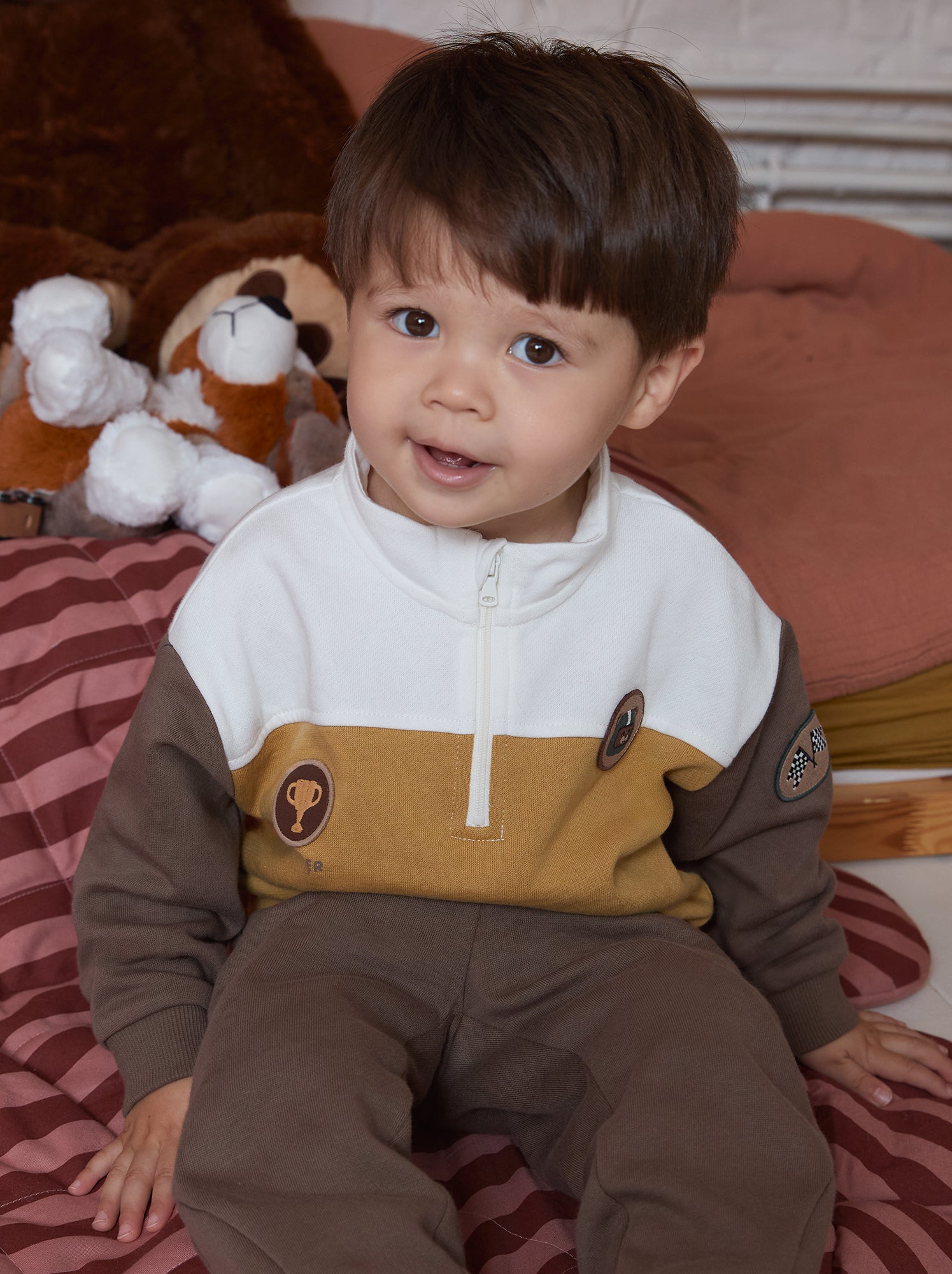 Ensemble sweat + pantalon de jogging - Jaune