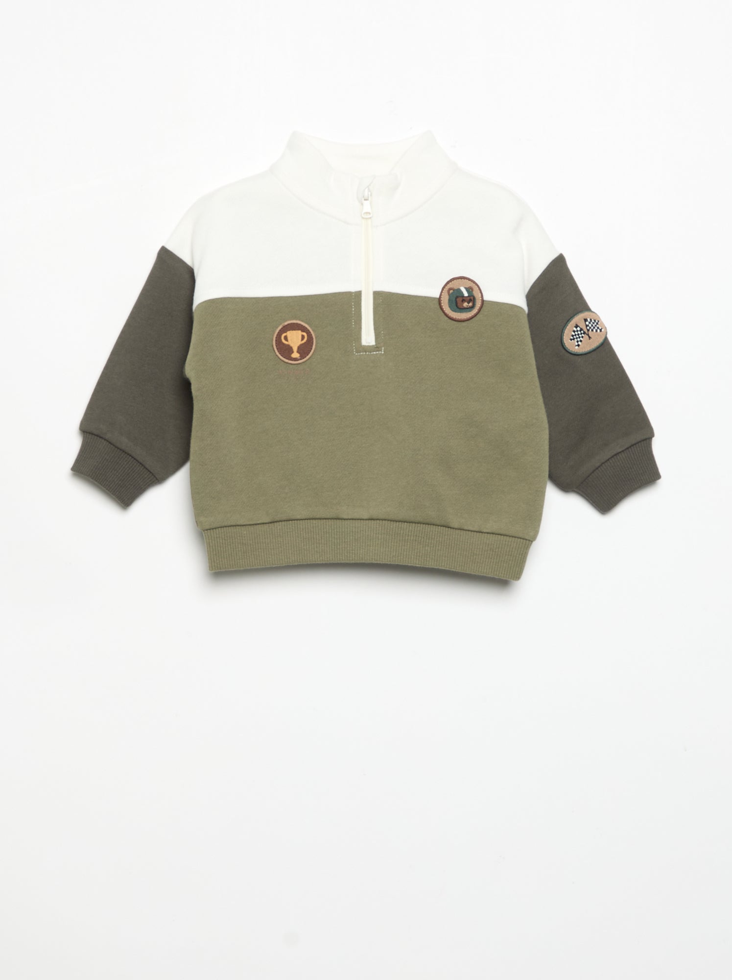 Ensemble sweat + pantalon de jogging - Vert
