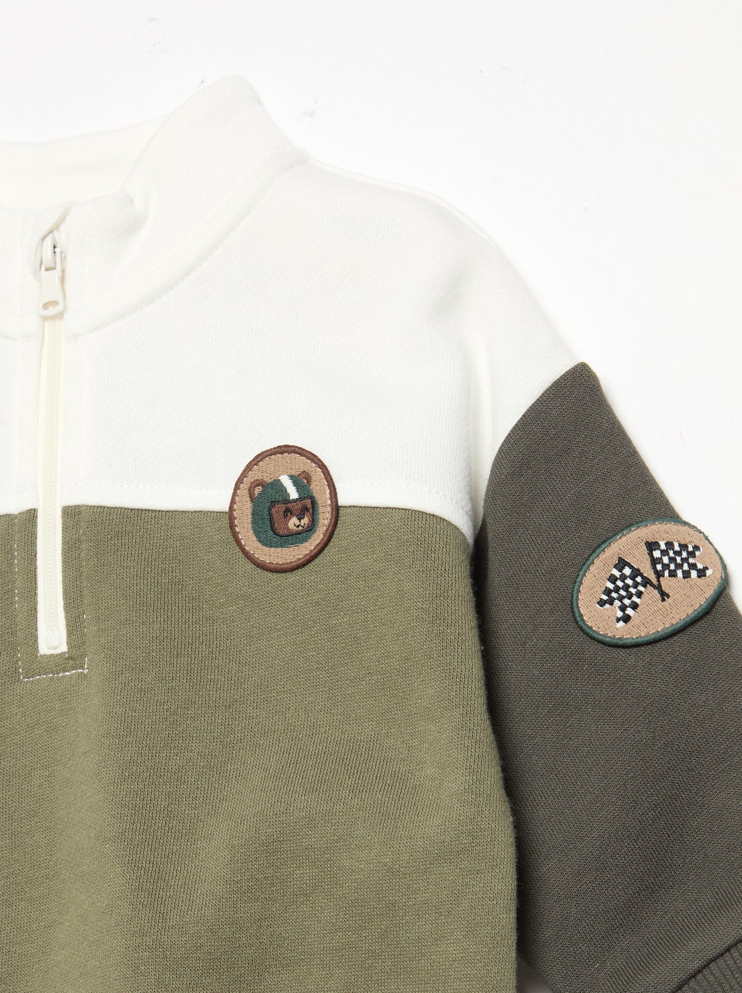 Ensemble sweat + pantalon de jogging - Vert