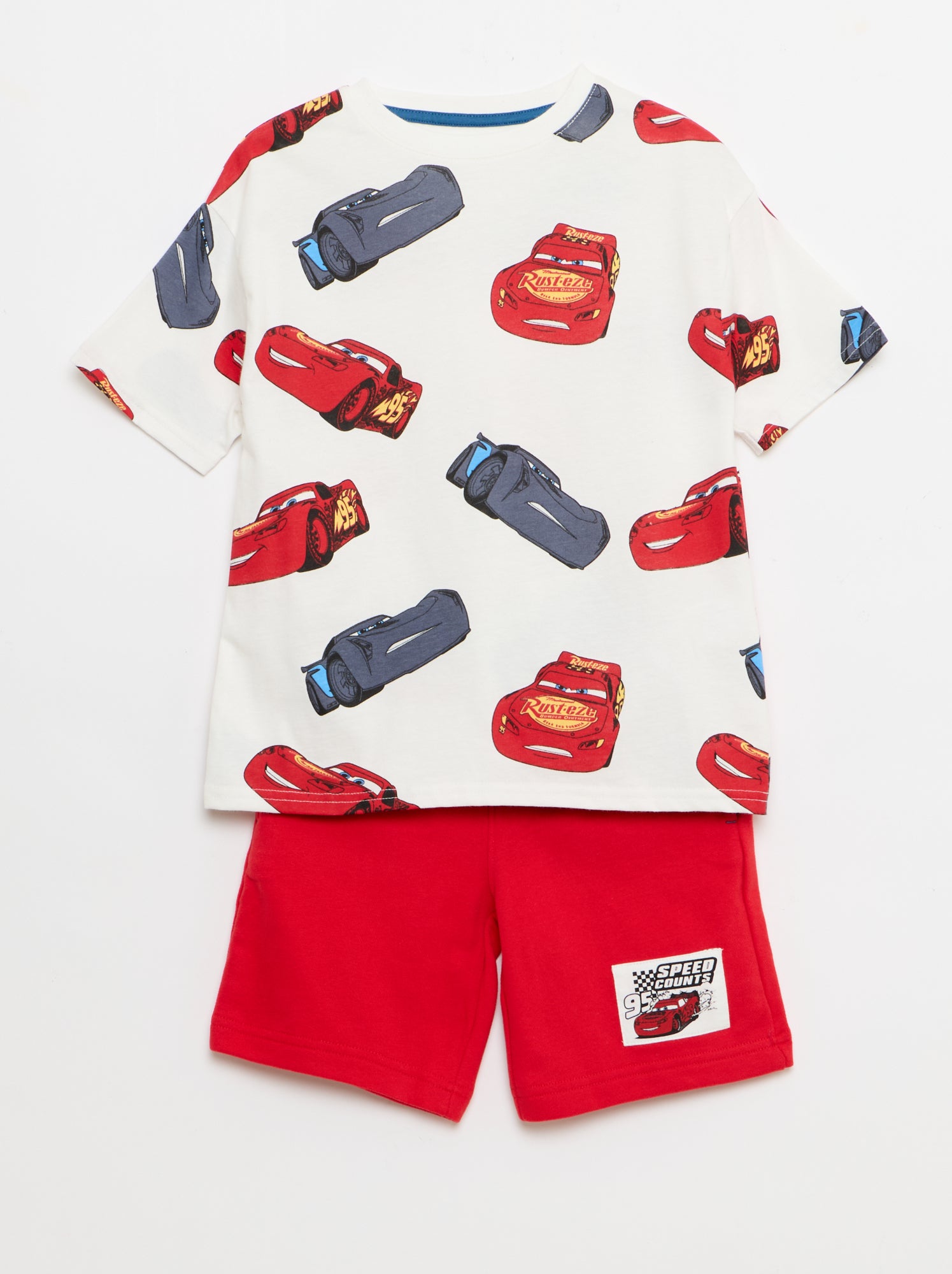 Ensemble T-shirt + bermuda 'Disney' - 2 pièces - Blanc (FPQ86_3)