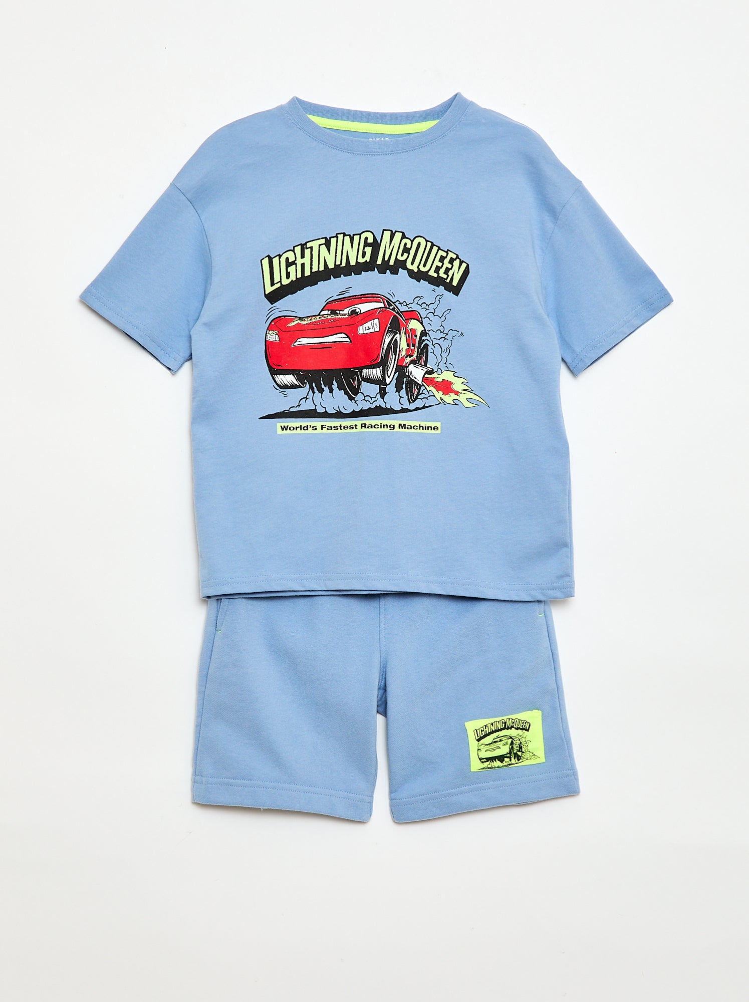 Ensemble T-shirt + bermuda 'Disney' - 2 pièces - Bleu (FPQ86_1)