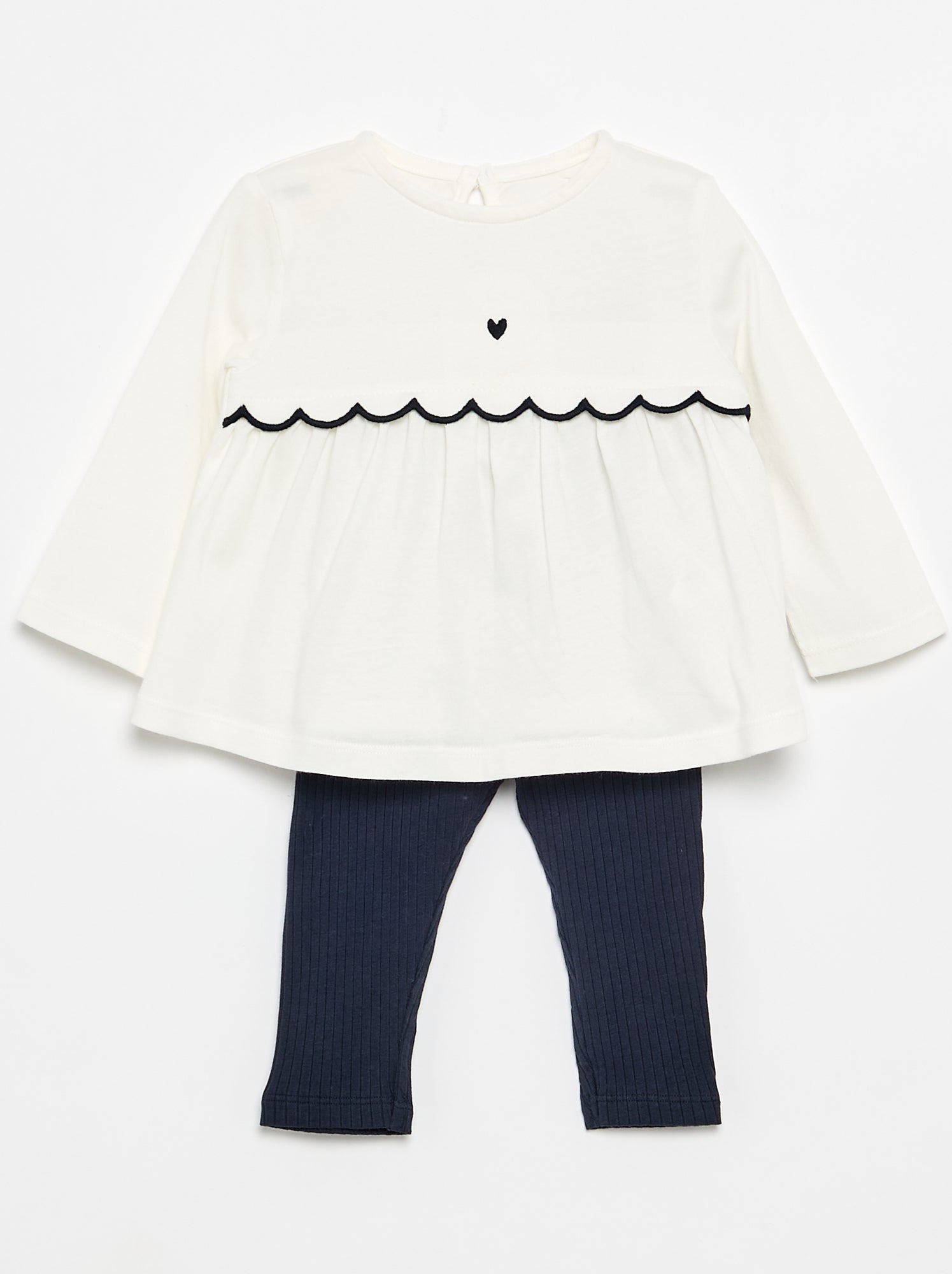 Ensemble T-shirt + legging - Noir