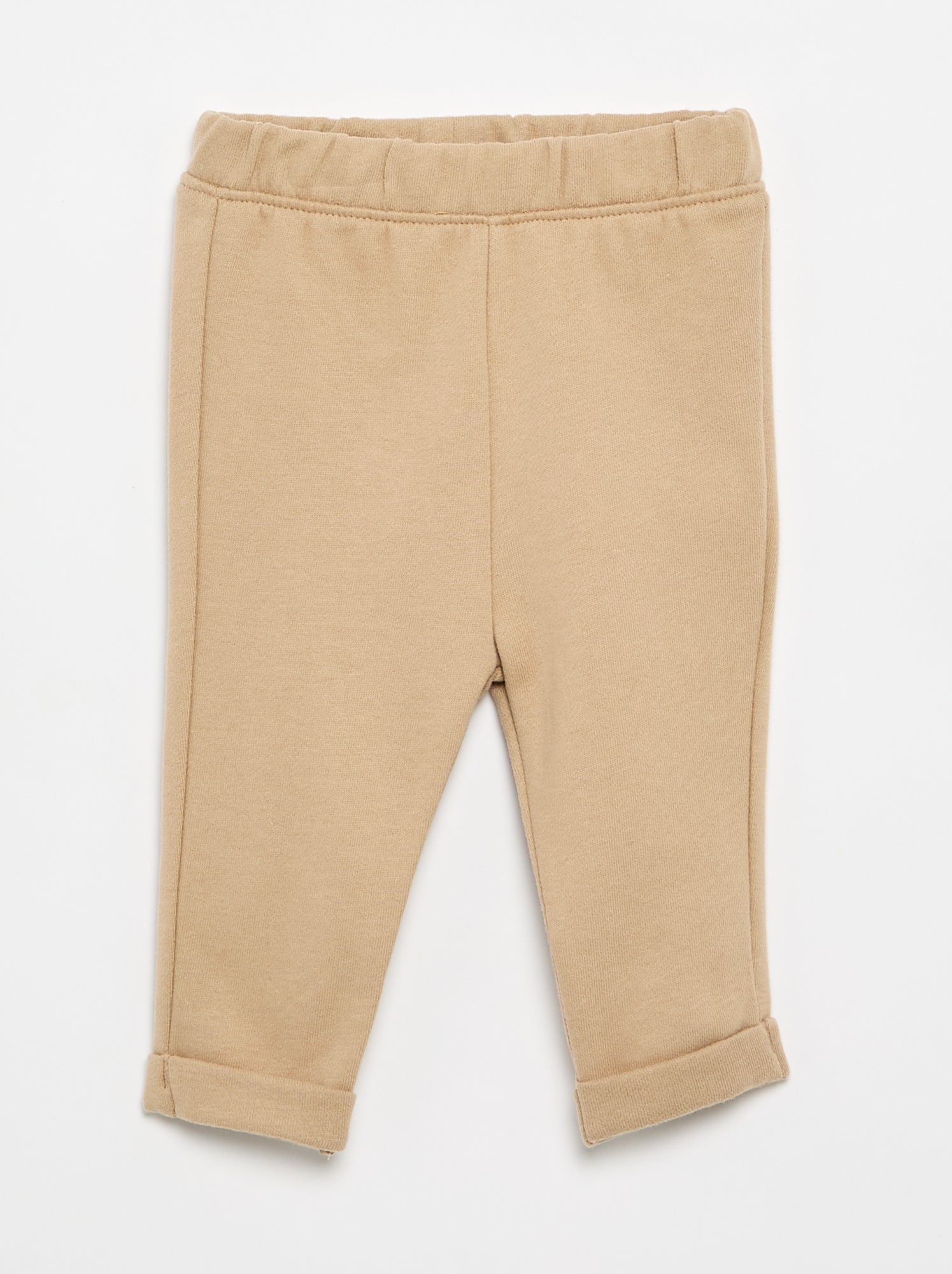 Ensemble T-shirt + pantalon de jogging - 2 pièces - Beige