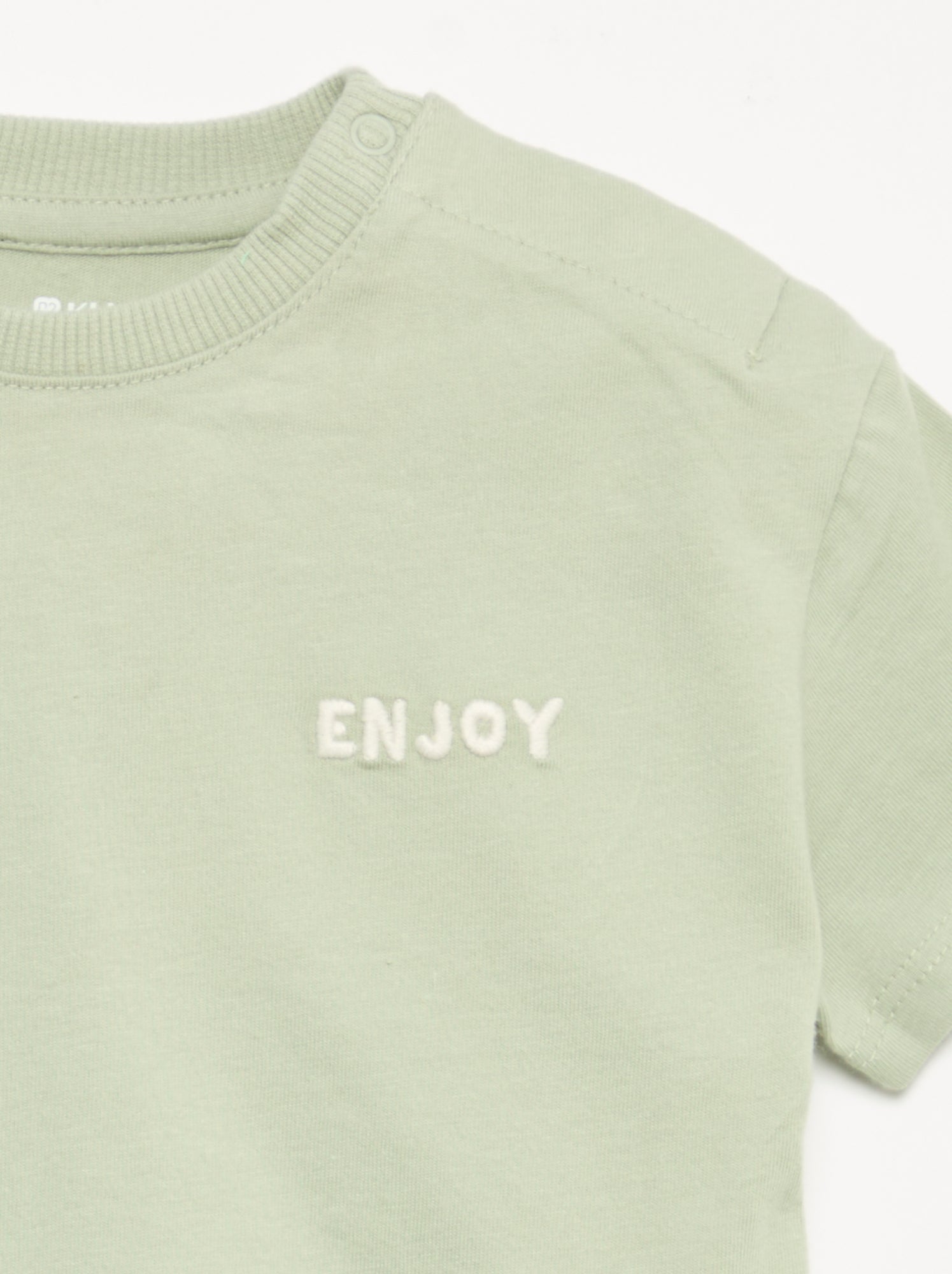Ensemble T-shirt + pantalon de jogging - Vert