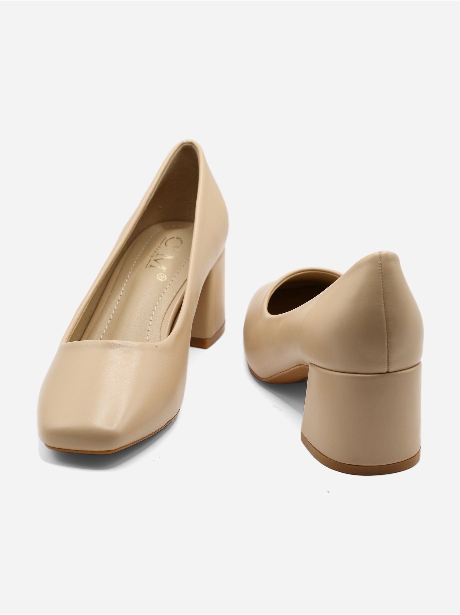 Escarpins à enfiler - Beige