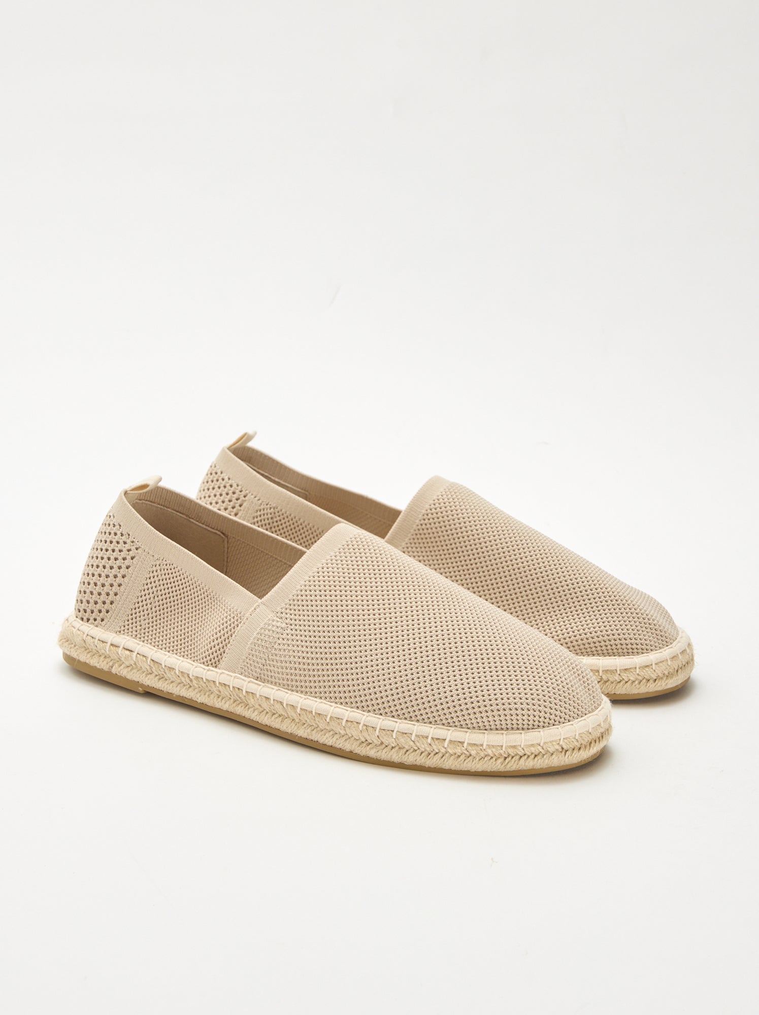 Espadrilles en mesh - Beige