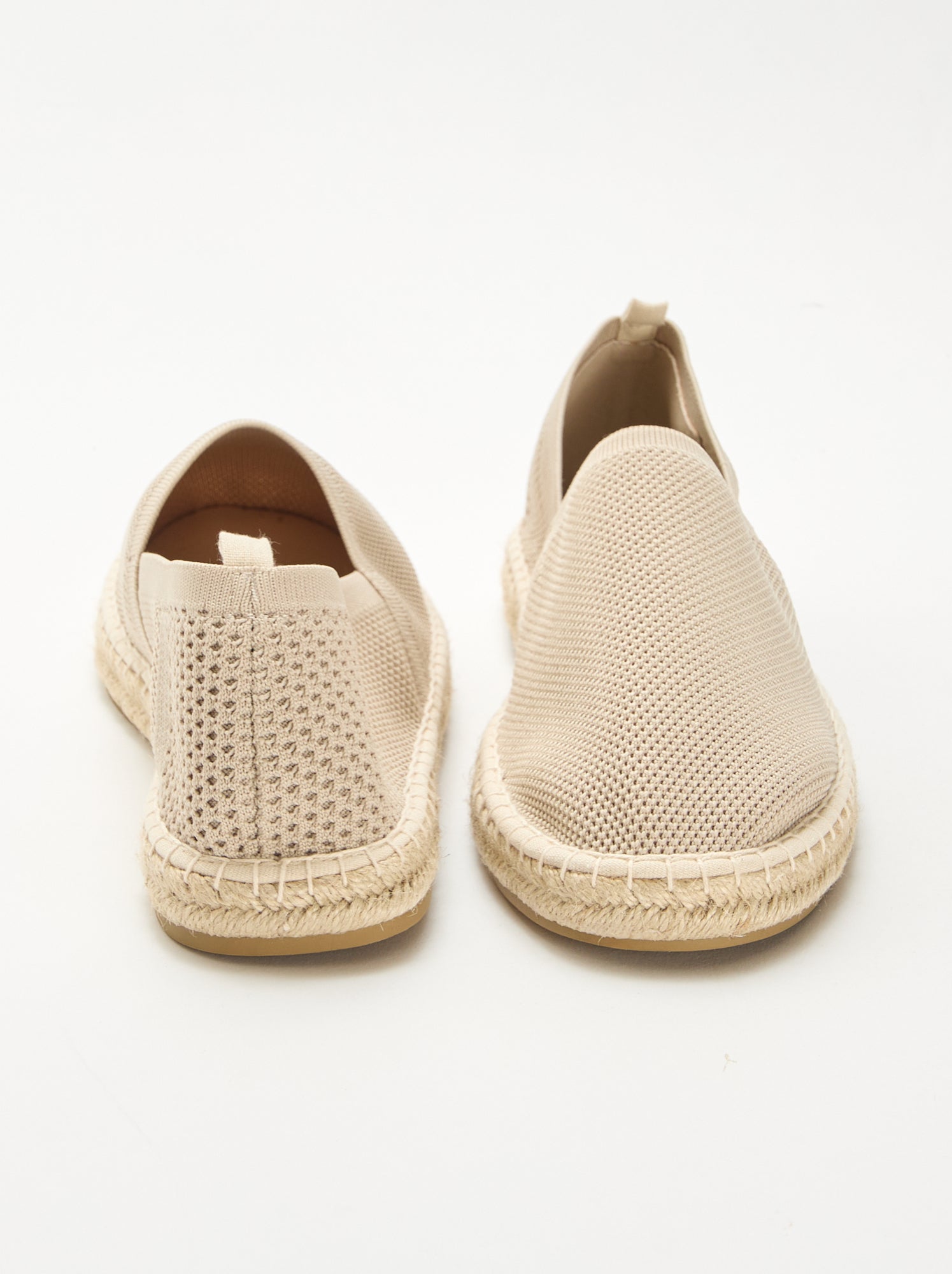 Espadrilles en mesh - Beige