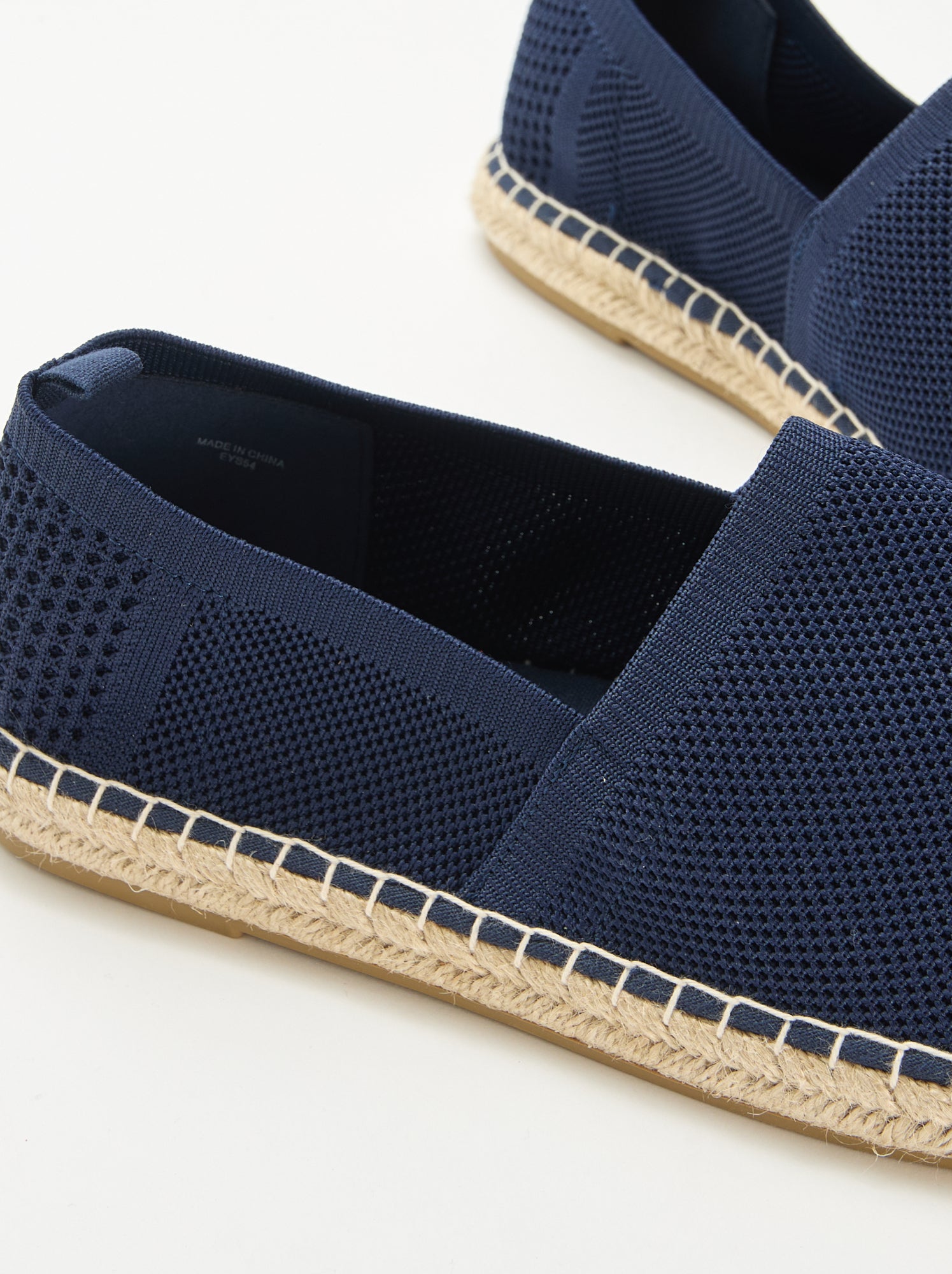 Espadrilles en mesh - Bleu