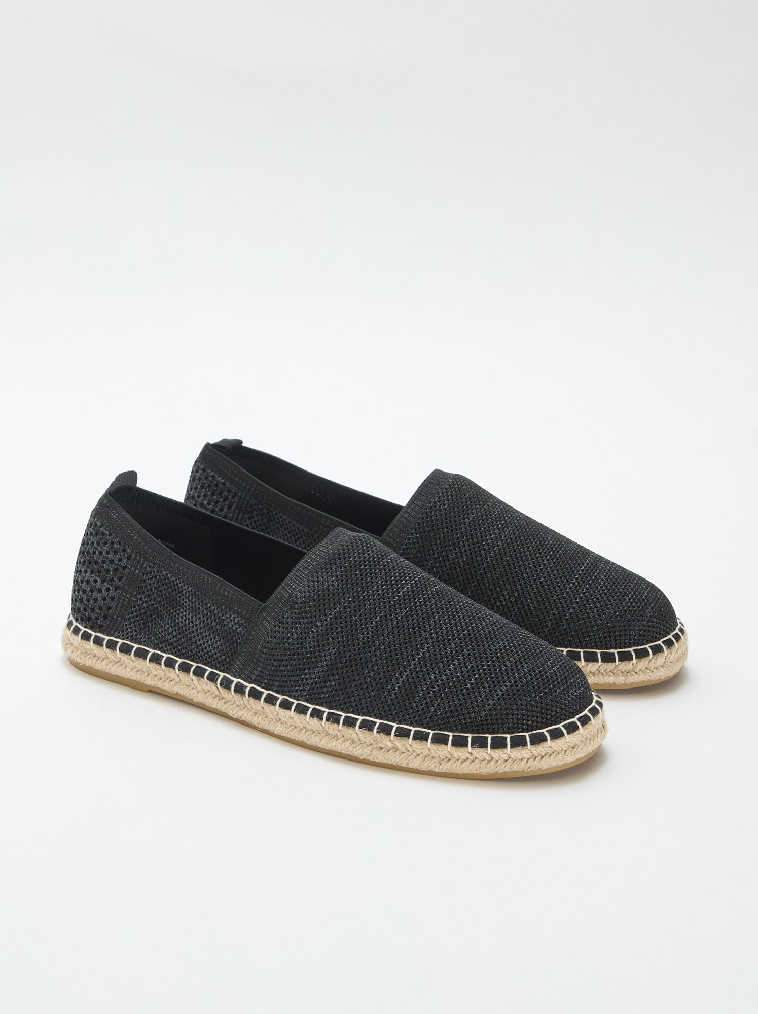 Espadrilles en mesh - Noir