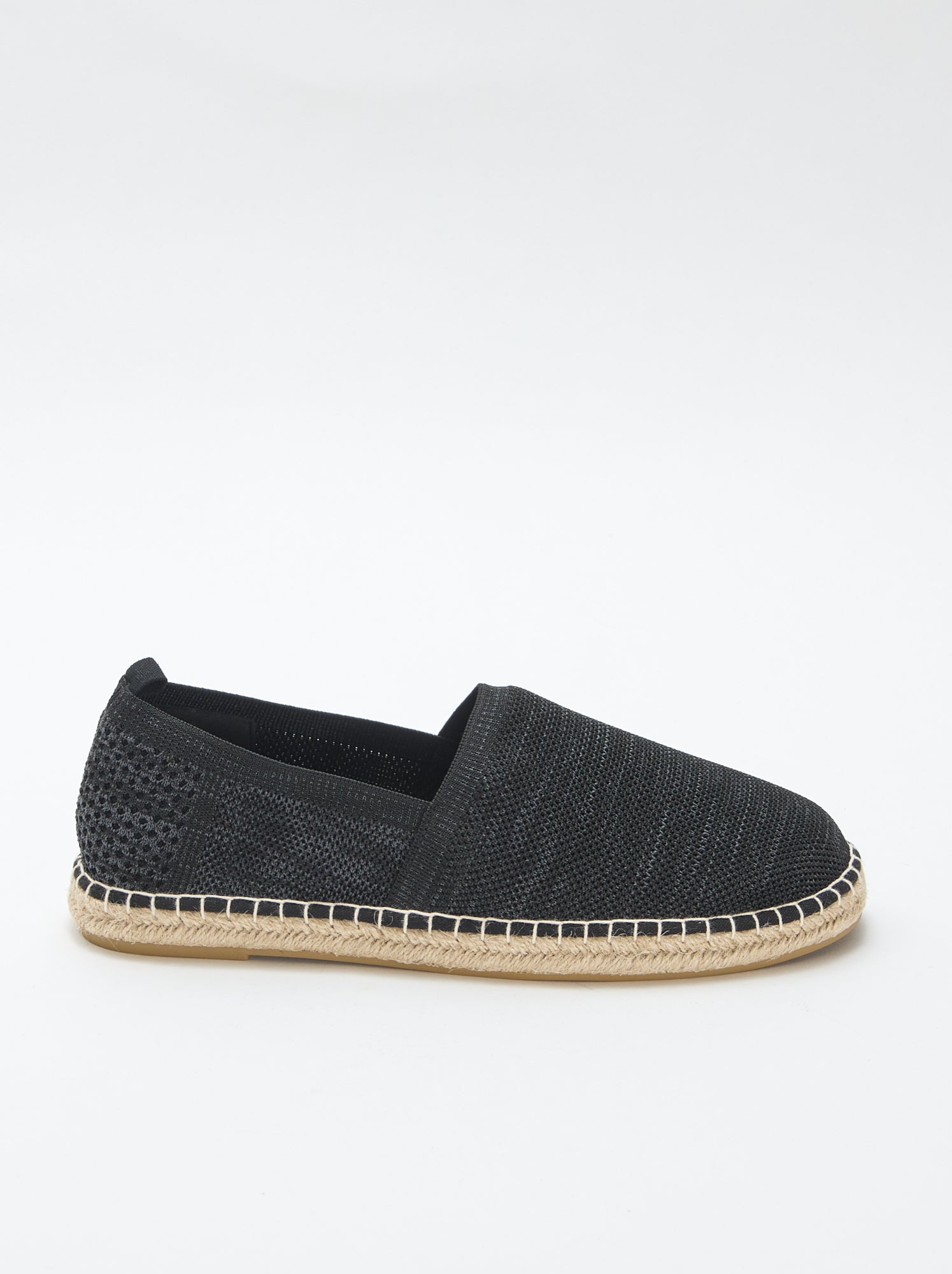 Espadrilles en mesh - Noir