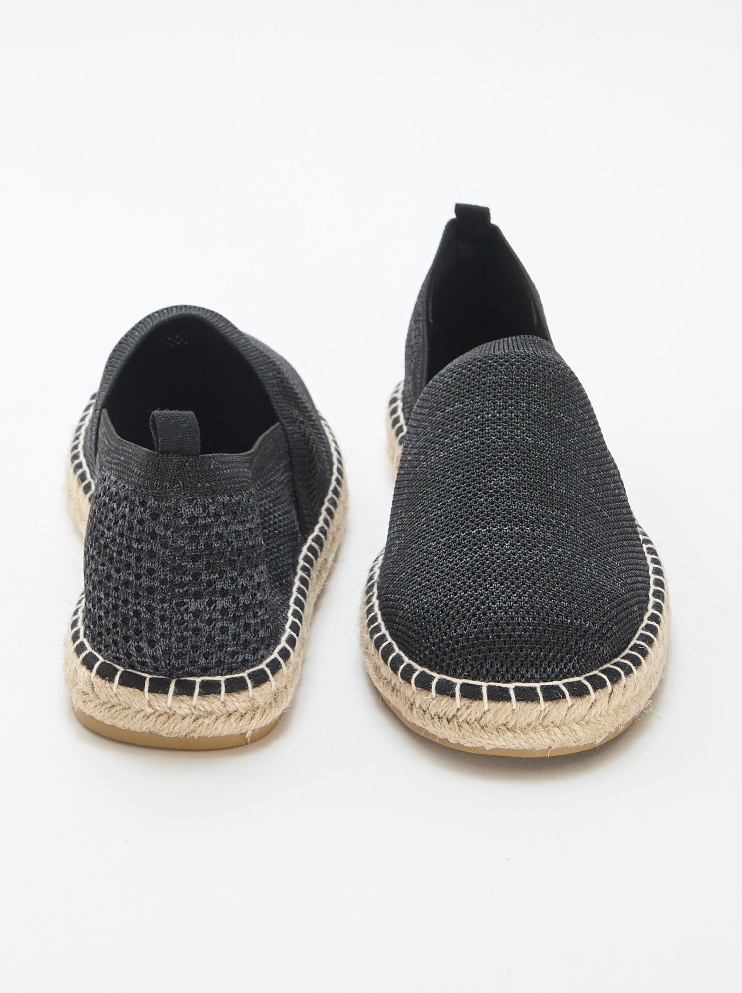 Espadrilles en mesh - Noir
