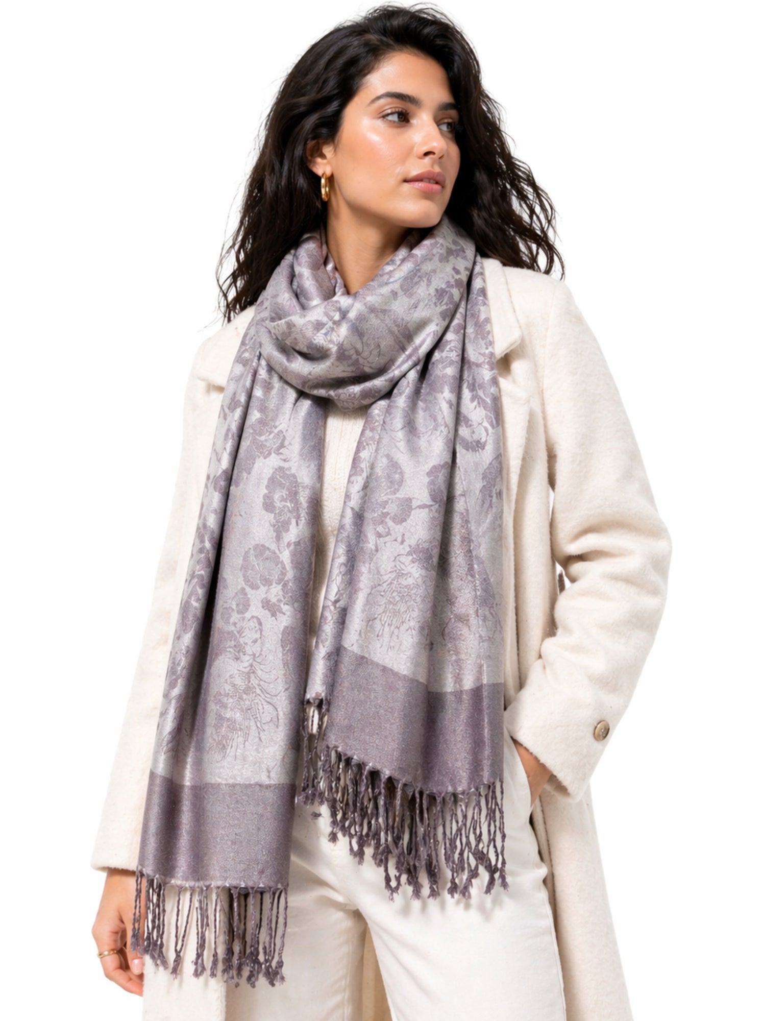 Etole style pashmina peggy - Gris