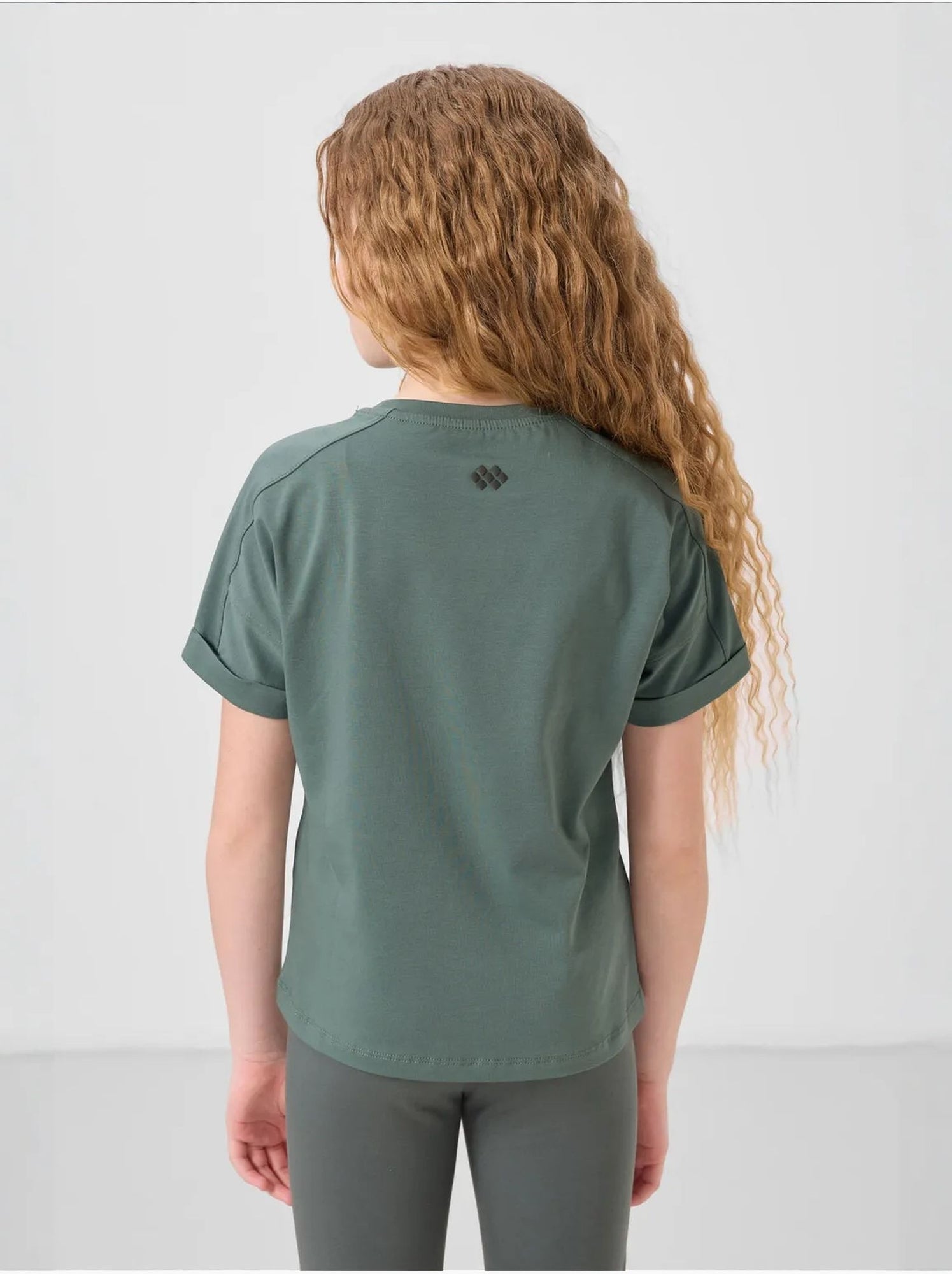T-shirt unisexe junior en coton et élasthanne tommy - Vert