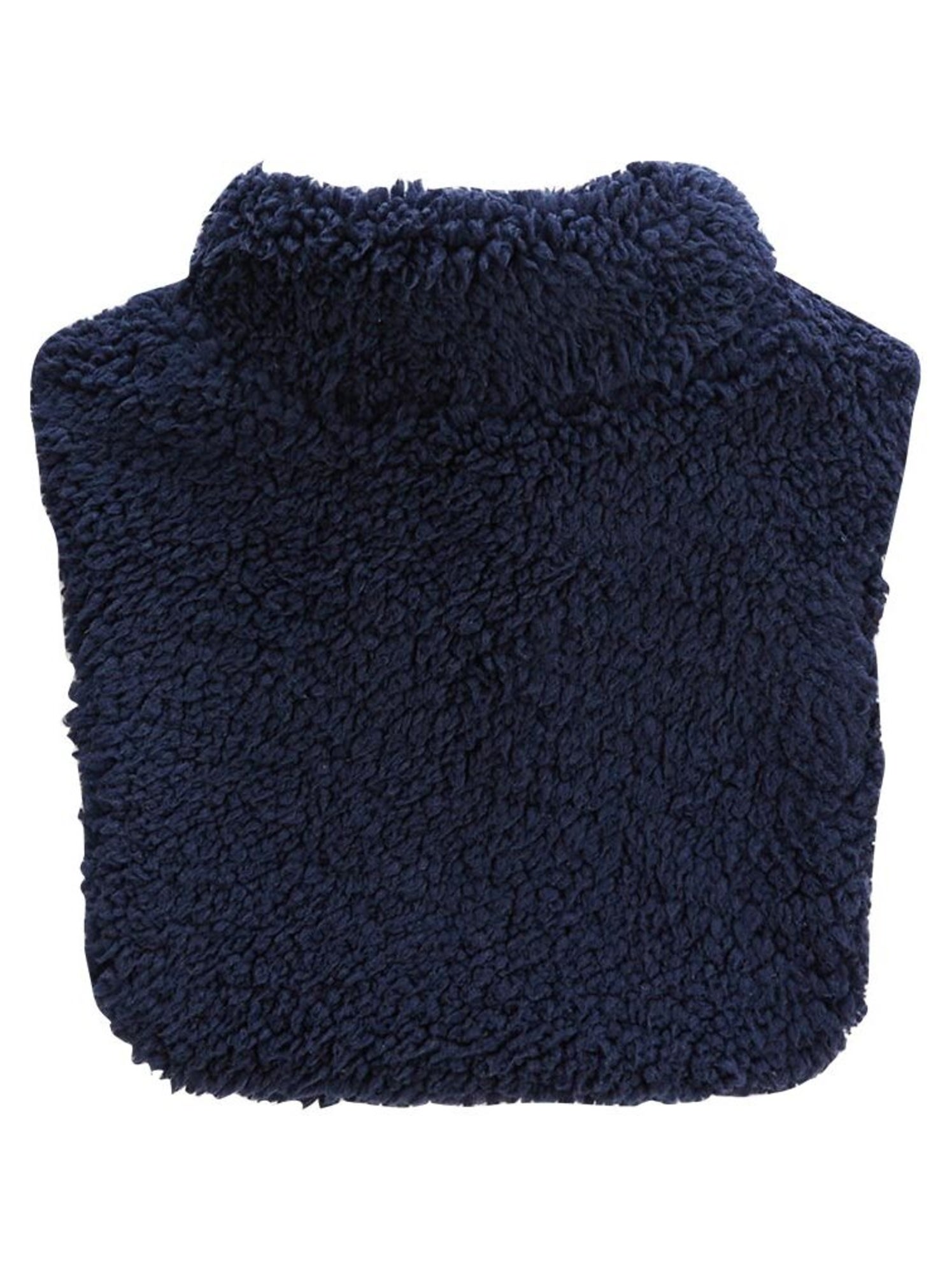 Faux col zippé enfant en sherpa anouk - Bleu