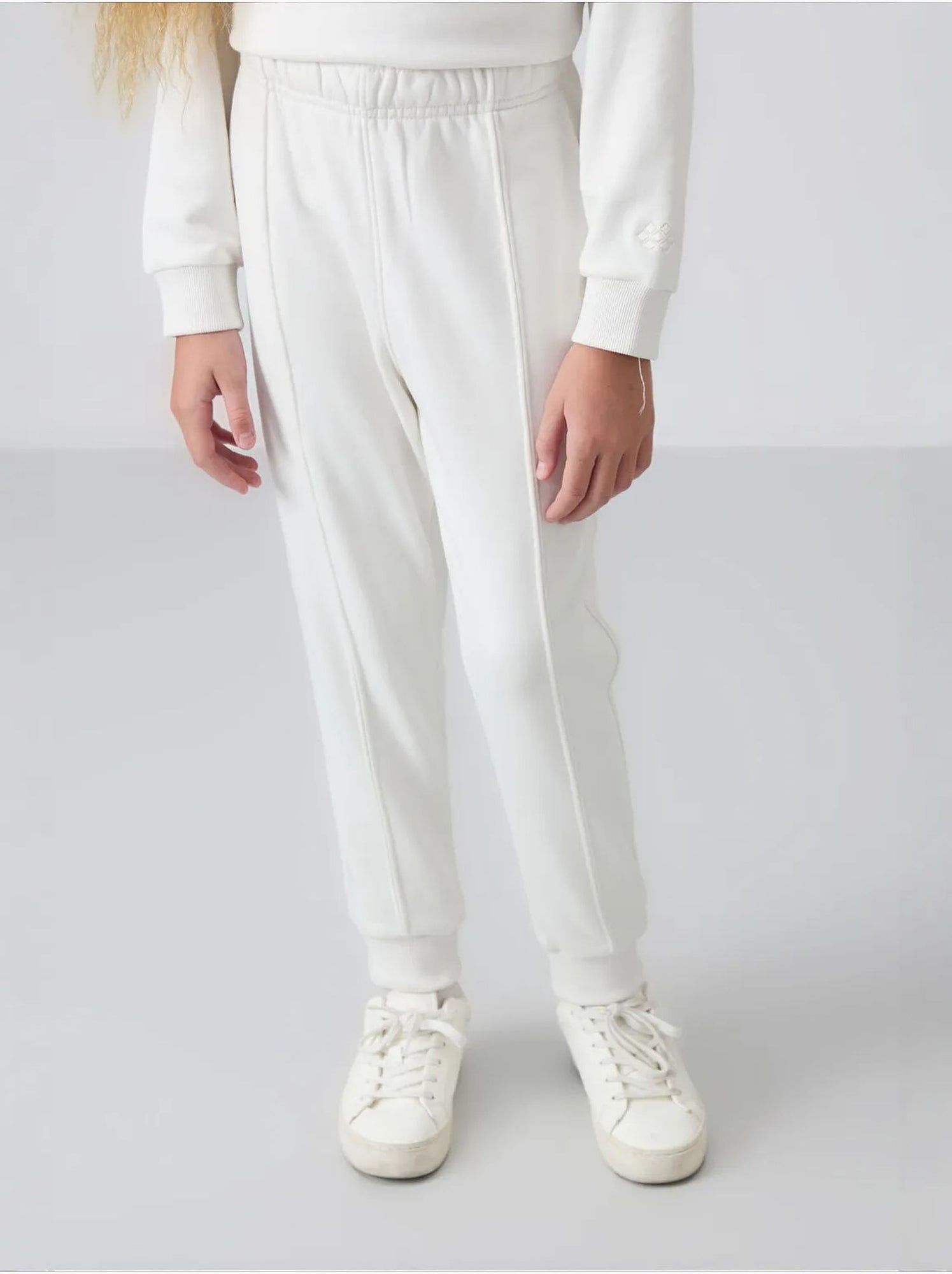 Ensemble de pyjama jeunesse en coton et polyester tommy - Blanc cassé