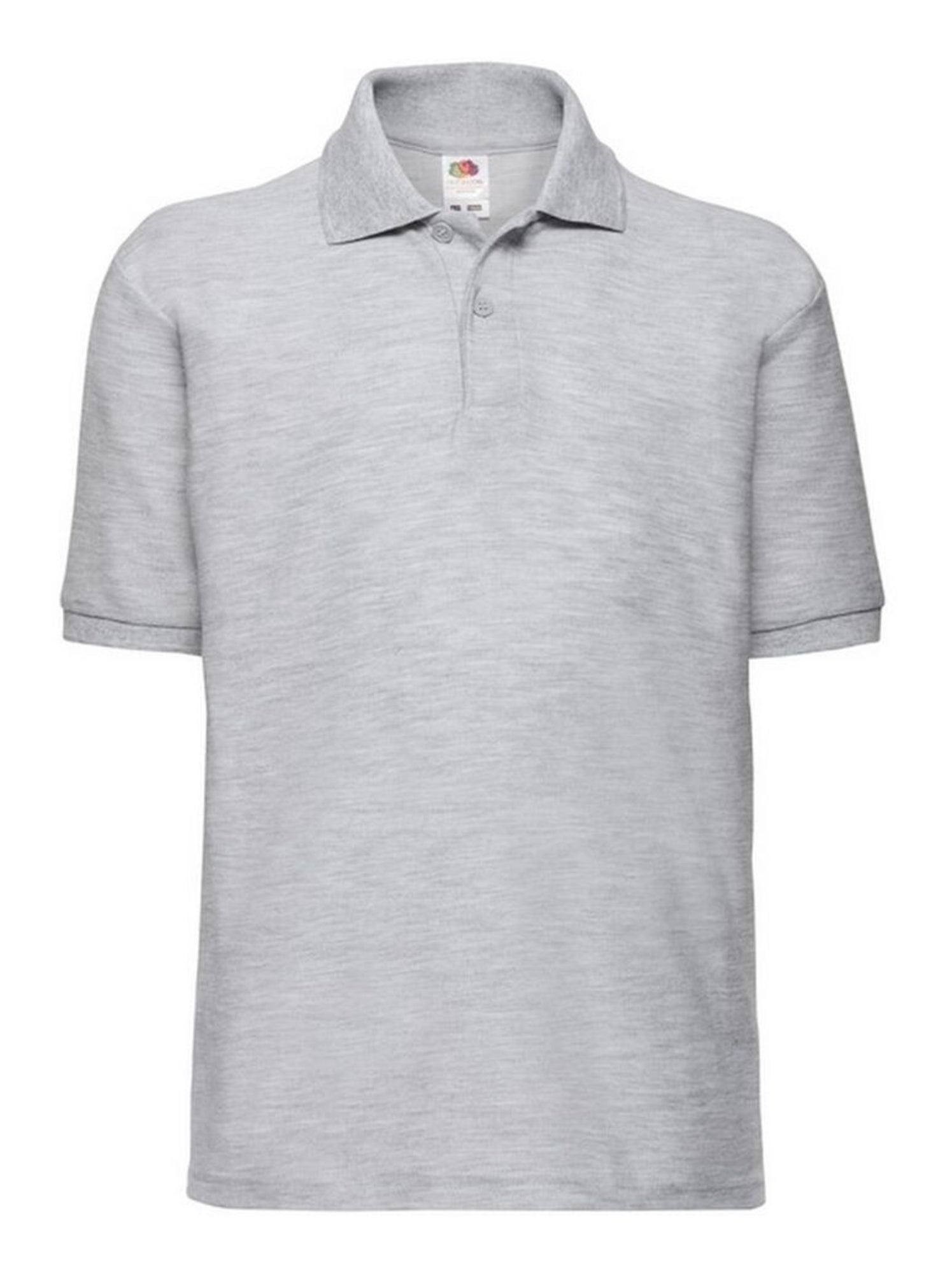 Fruit of the Loom - Polo - Gris chiné