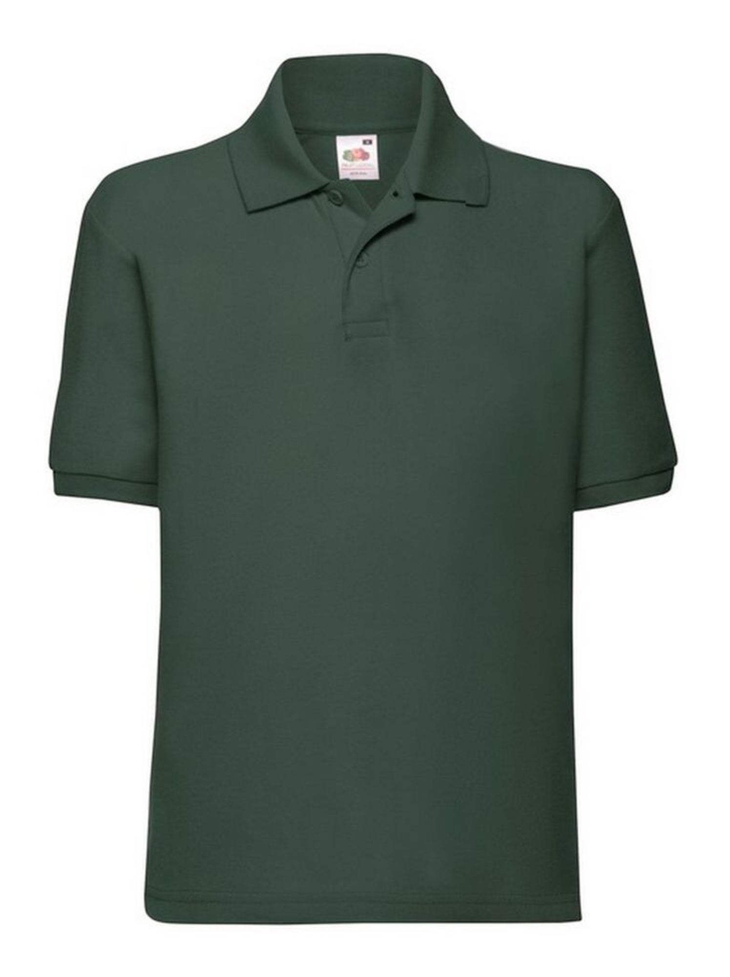 Fruit of the Loom - Polo - Vert bouteille