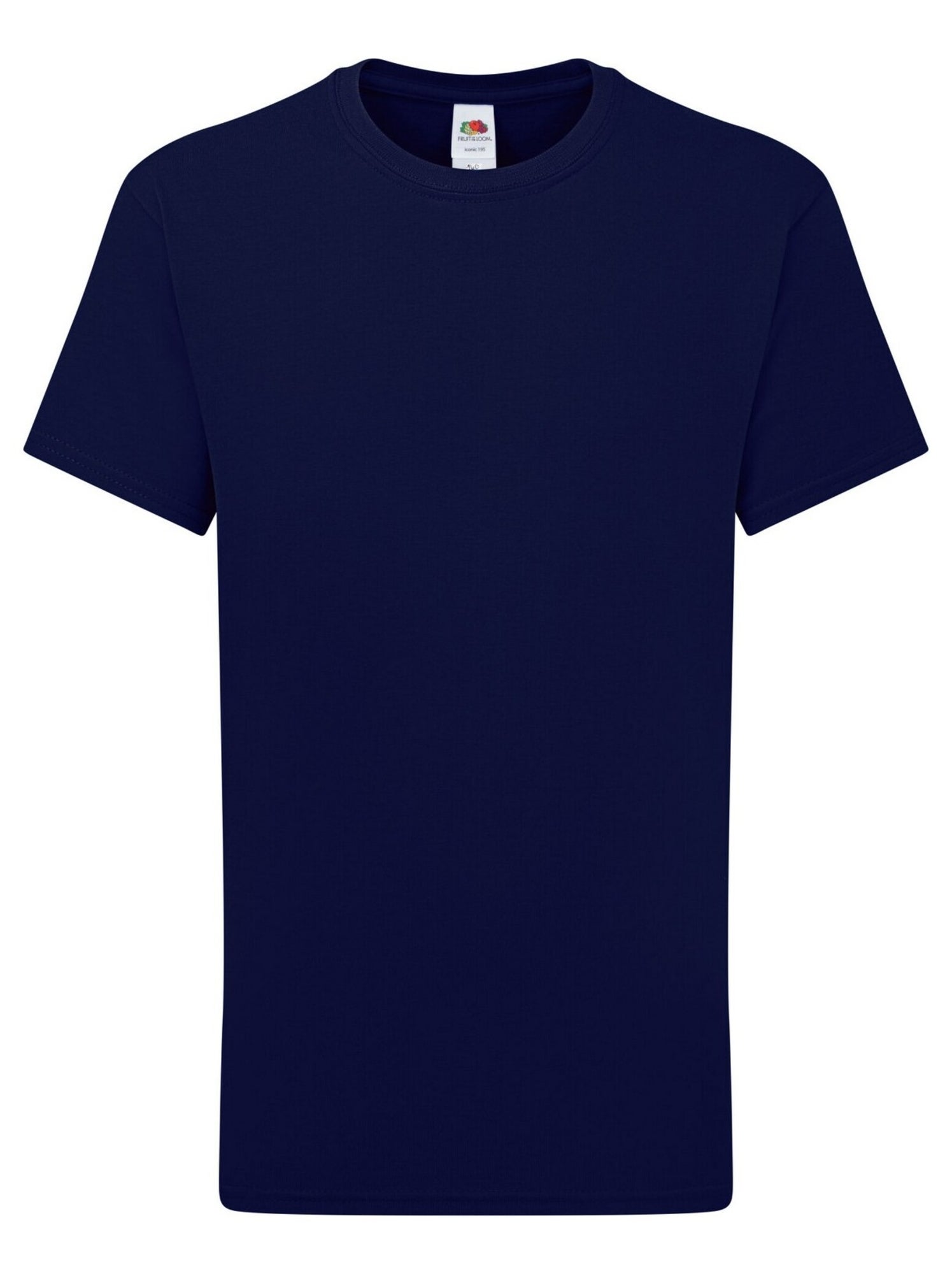 Fruit of the Loom - T-shirt ICONIC - Bleu nuit