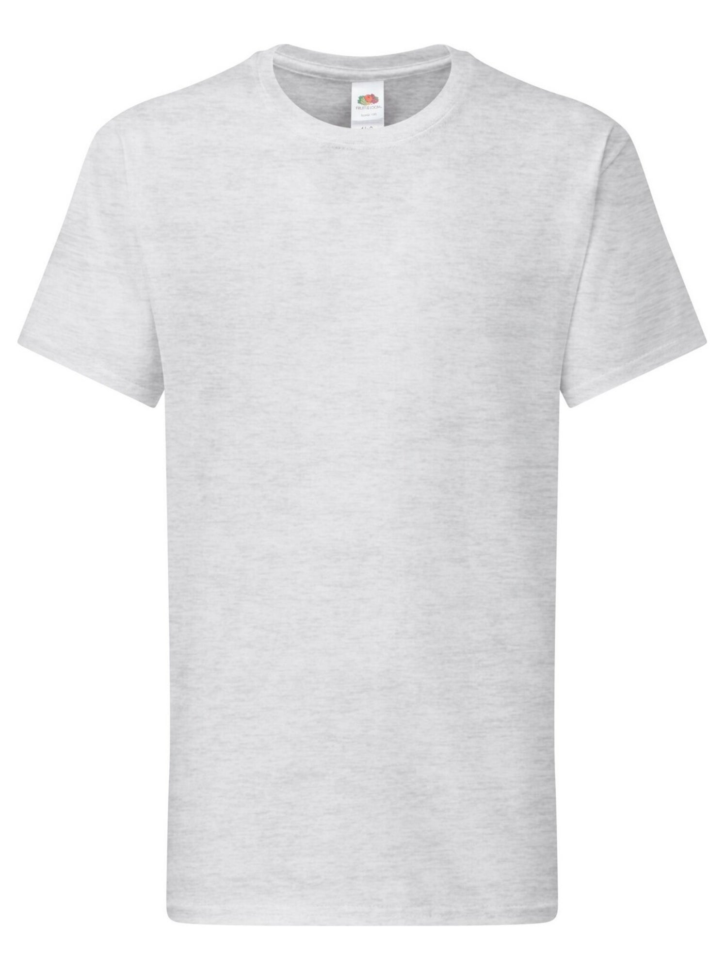 Fruit of the Loom - T-shirt ICONIC - Gris chiné
