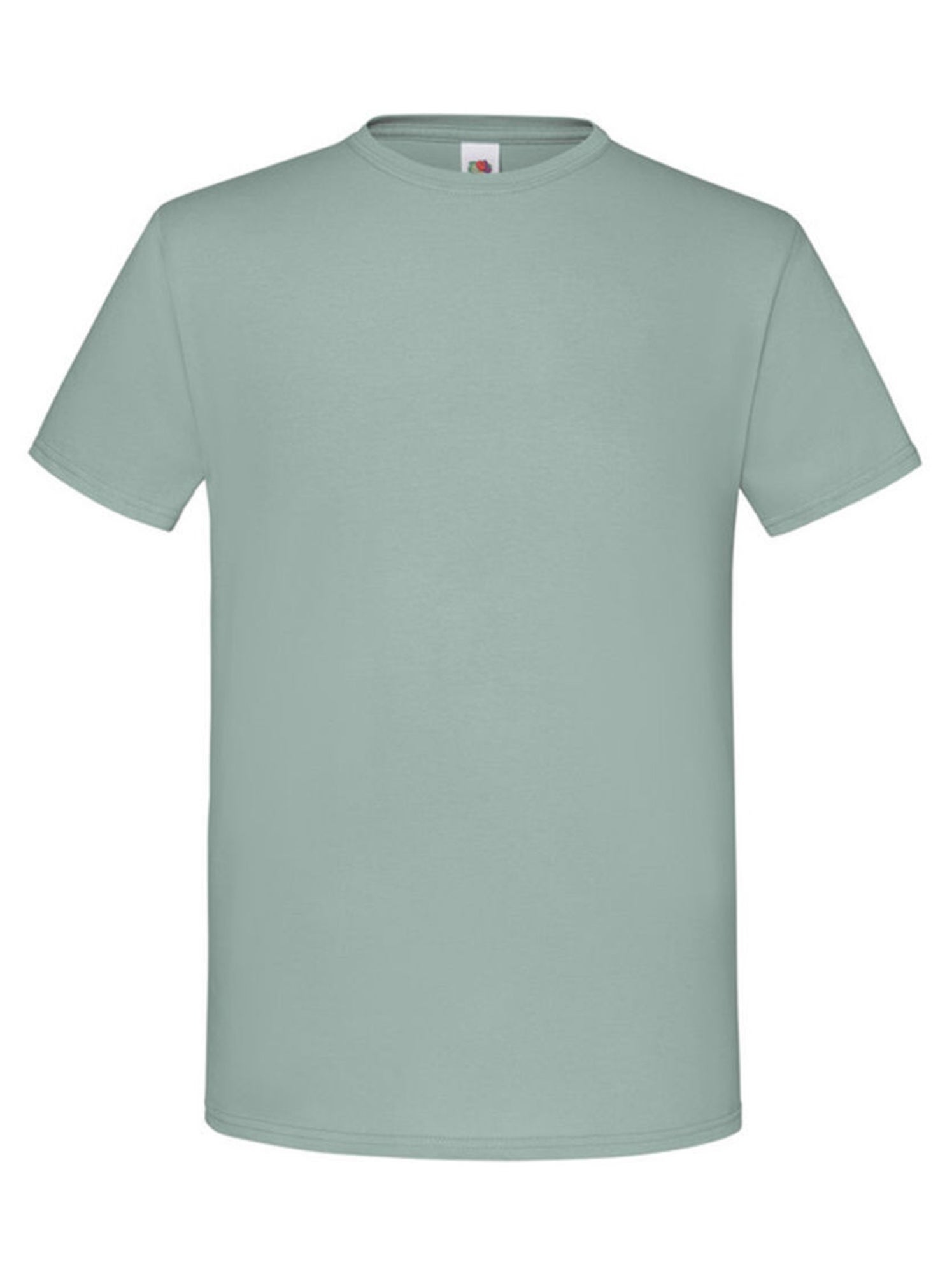 Fruit of the Loom - T-shirt ICONIC - Gris Vert