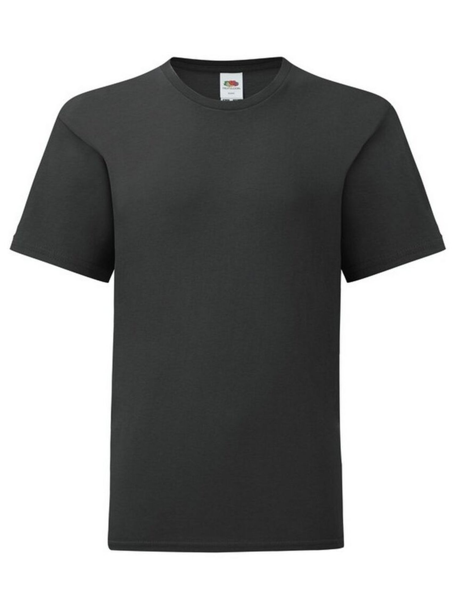 Fruit of the Loom - T-shirt ICONIC - Noir