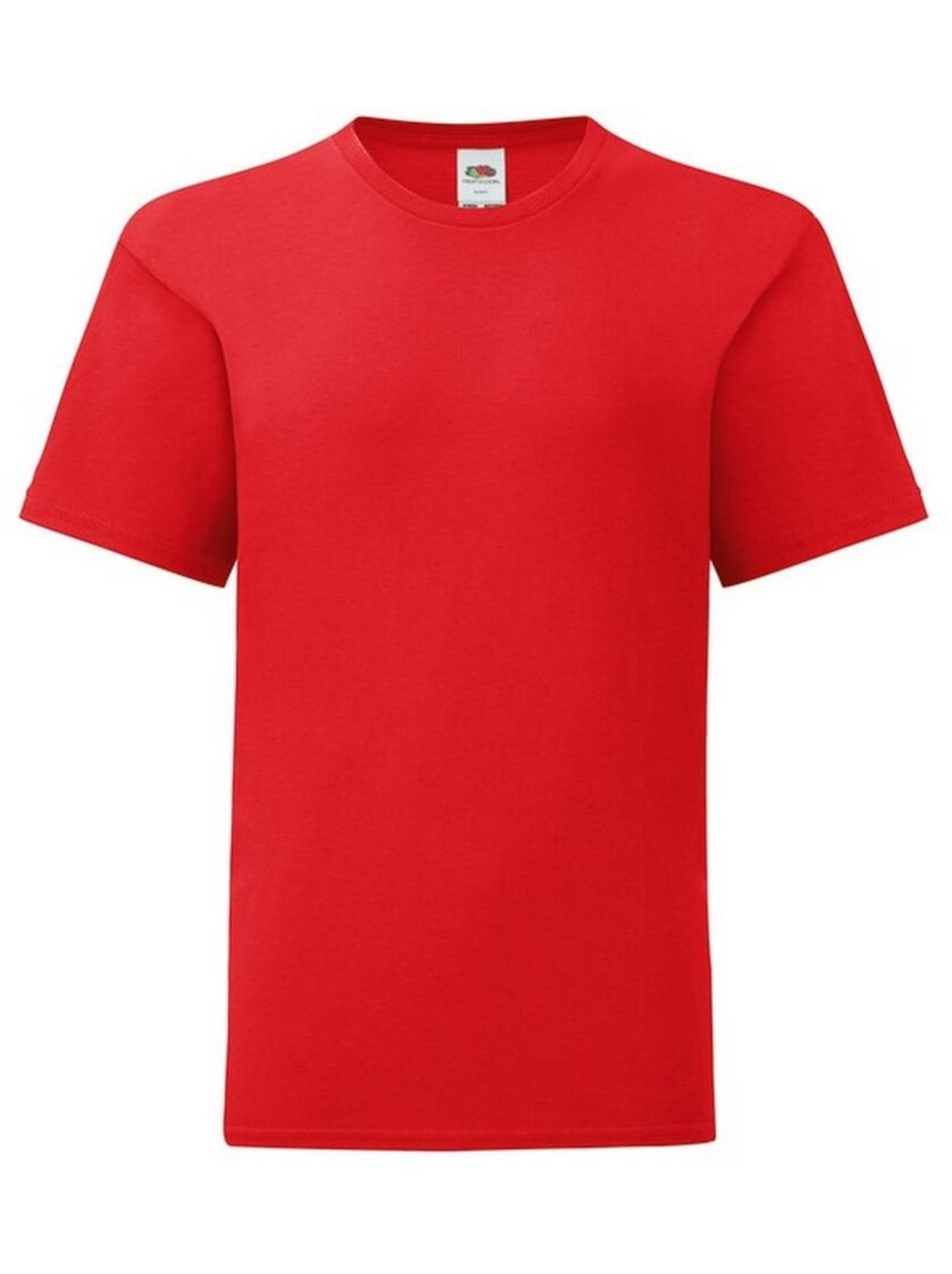 Fruit of the Loom - T-shirt ICONIC - Rouge