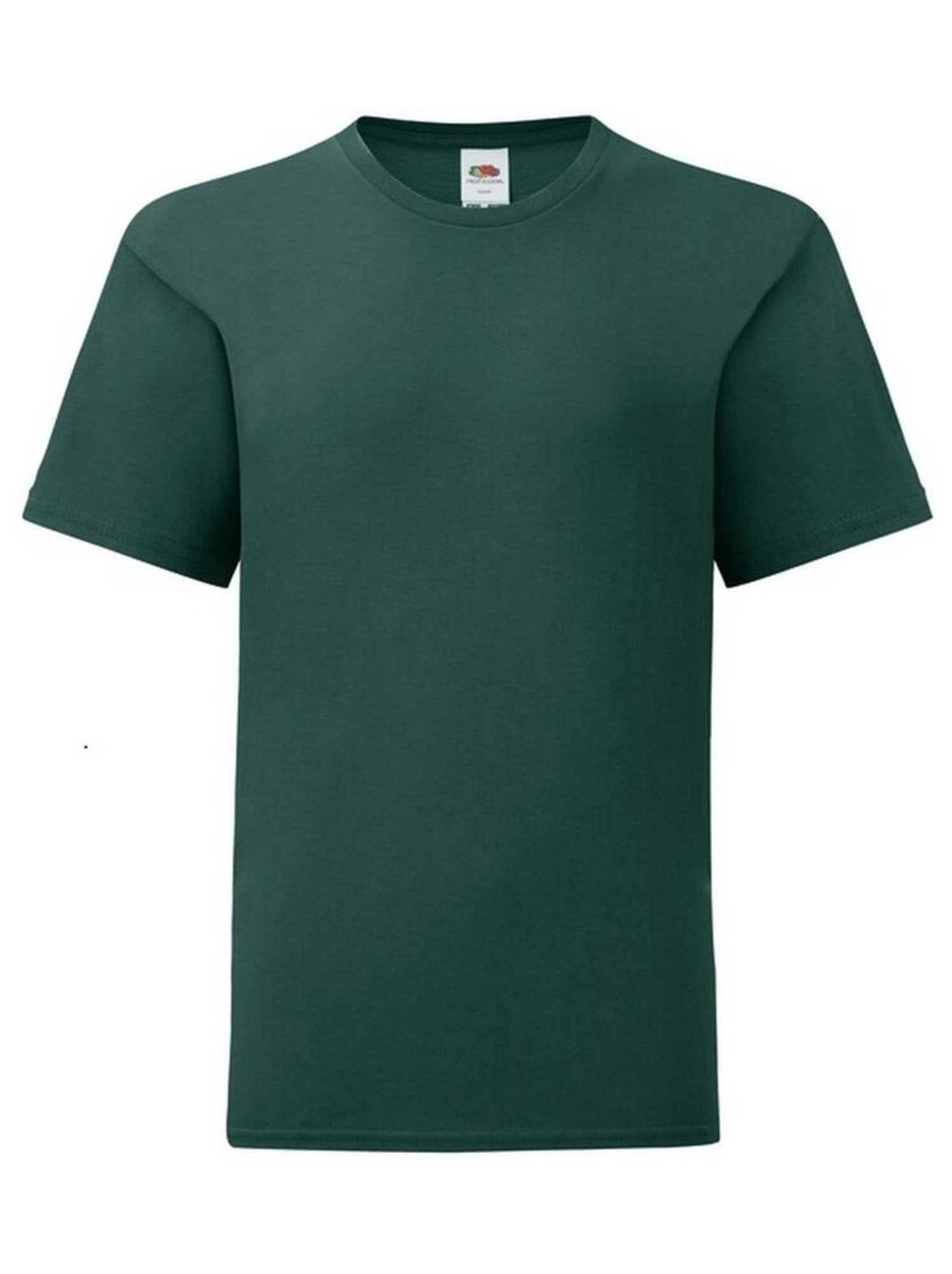 Fruit of the Loom - T-shirt ICONIC - Vert forêt