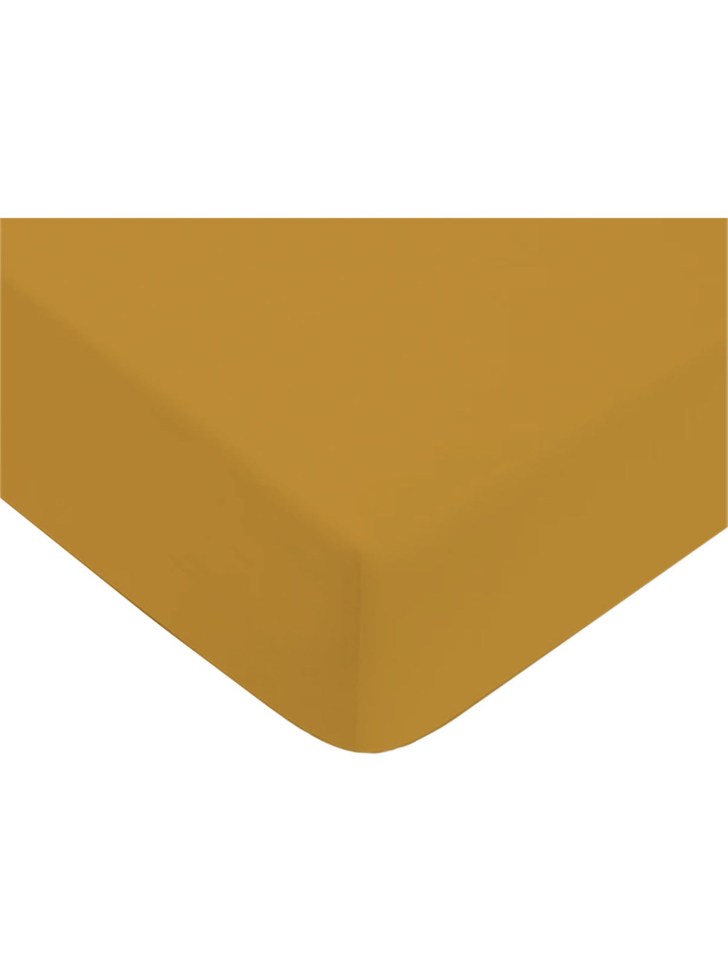 Future home - drap housse uni en coton 57 fils - Miel