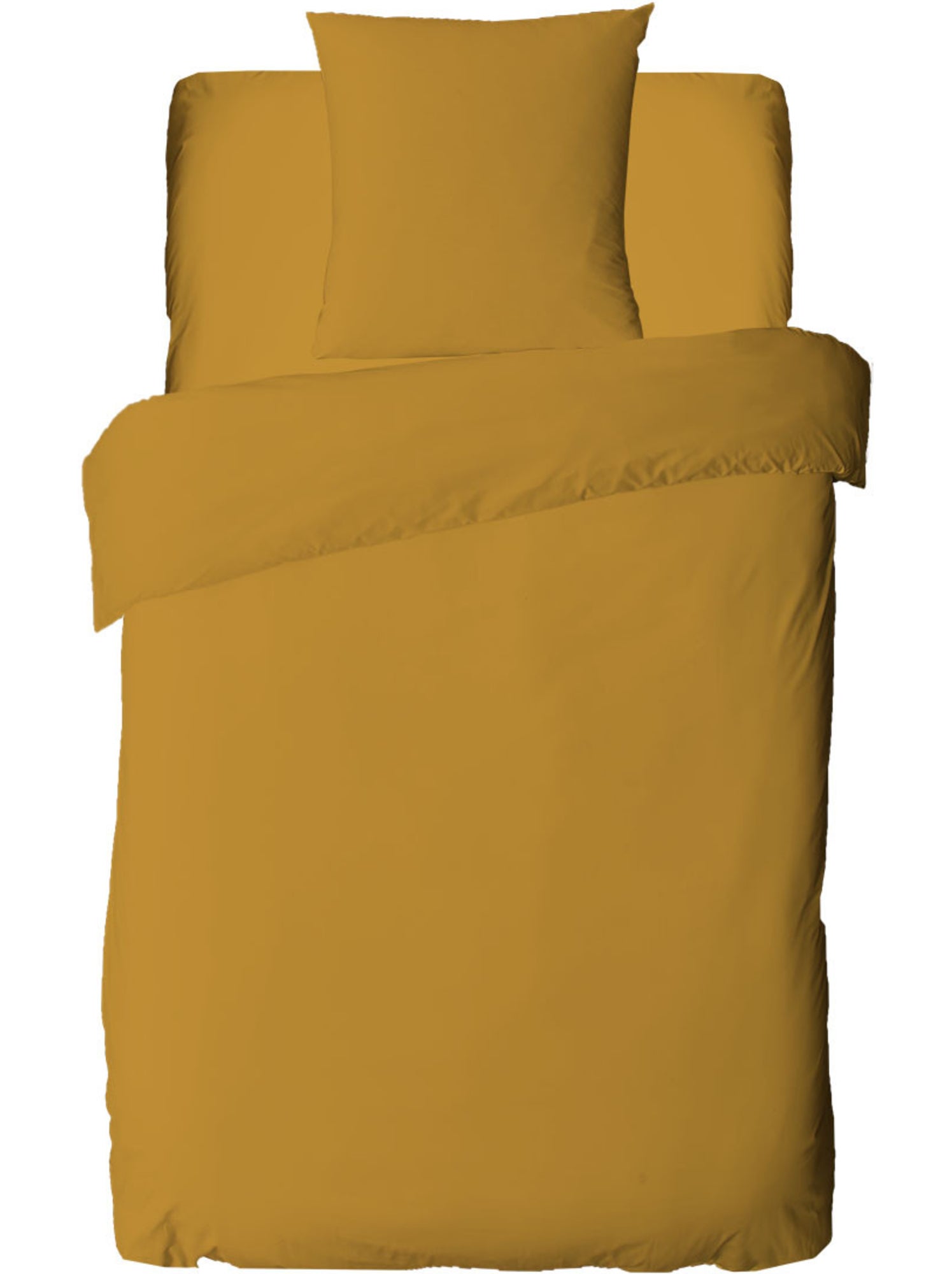 Future home - drap housse uni en coton 57 fils - Miel