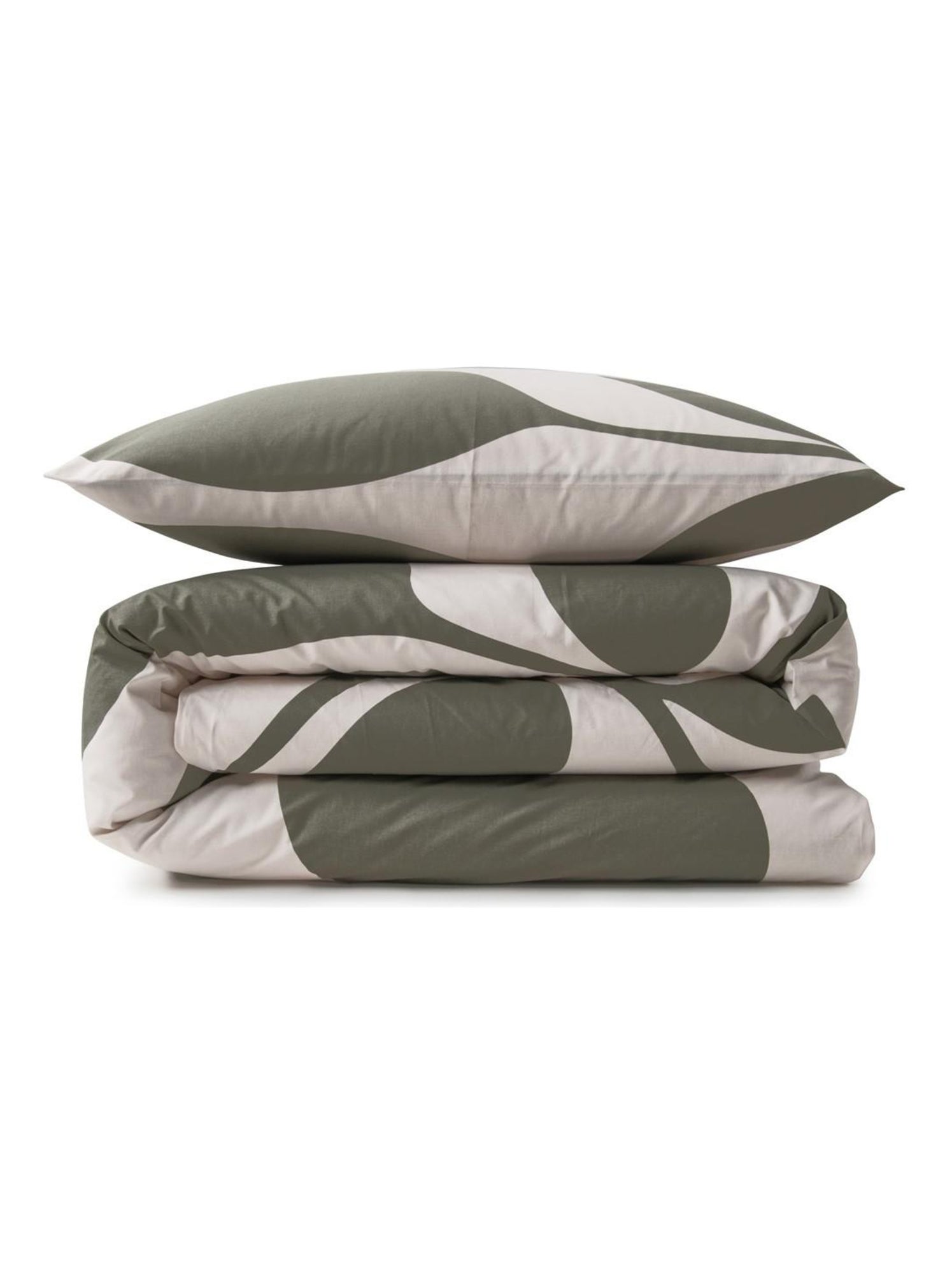Future home - parure de lit 2 personnes en coton 57 fils imprimé vert - Vert