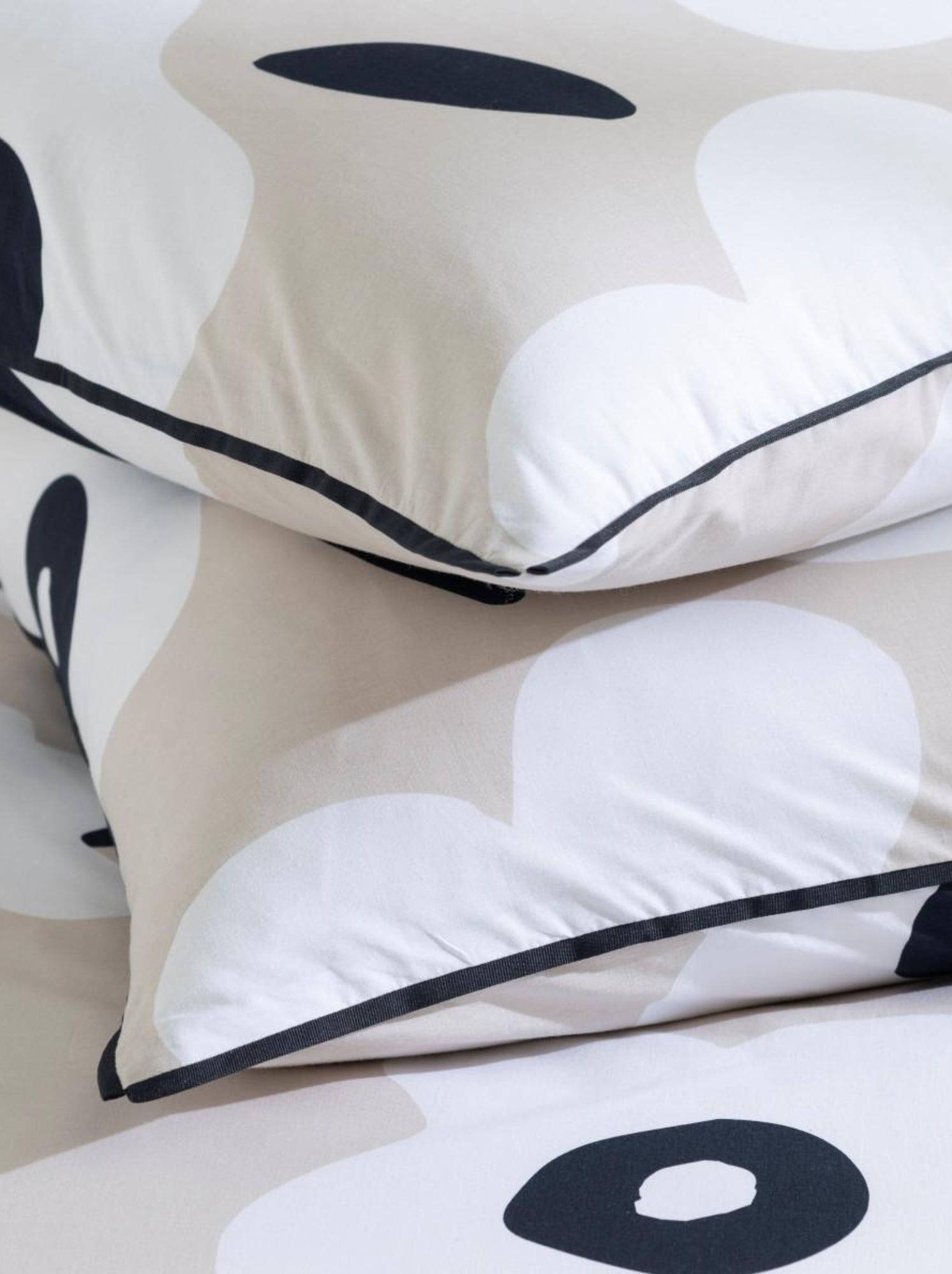 Future home - parure de lit 2 personnes fleur en coton - Beige