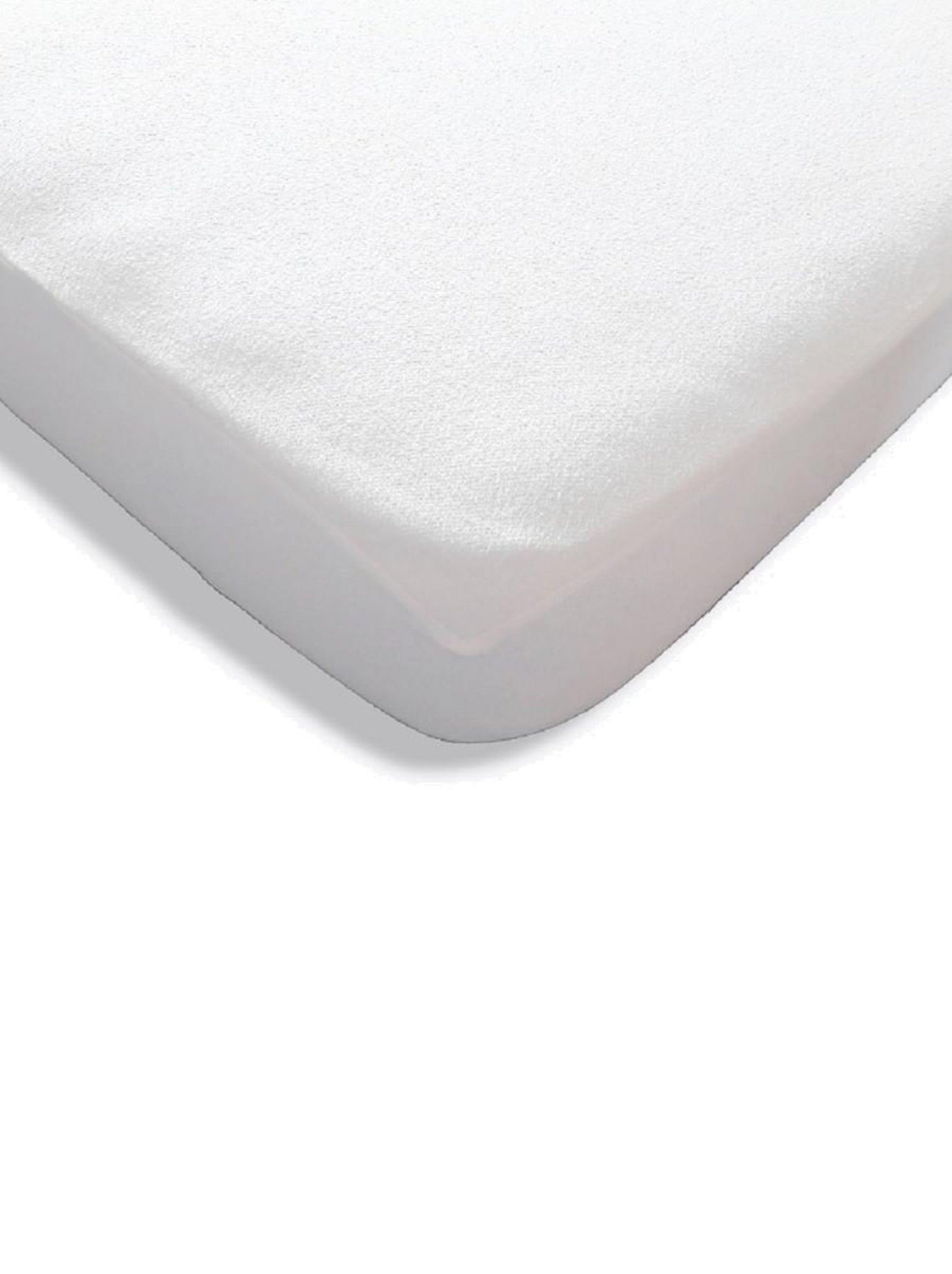 Future home - protège-matelas imperméable en coton et pvc bonnets 30 cm - Blanc