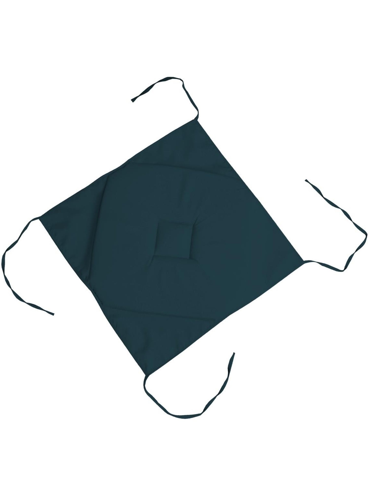 Galette de chaise 4 rabats collection nelsen - Bleu cobalt