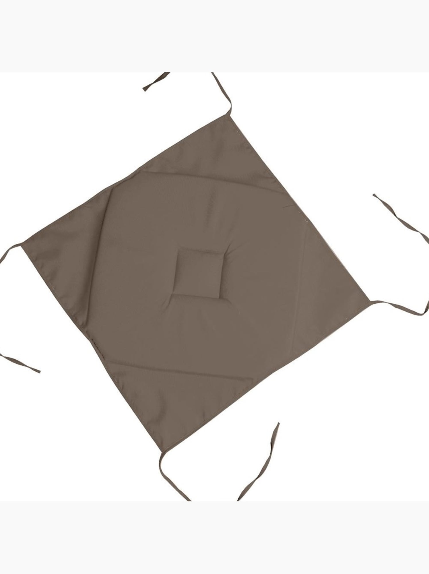 Galette de chaise 4 rabats collection nelsen - Taupe