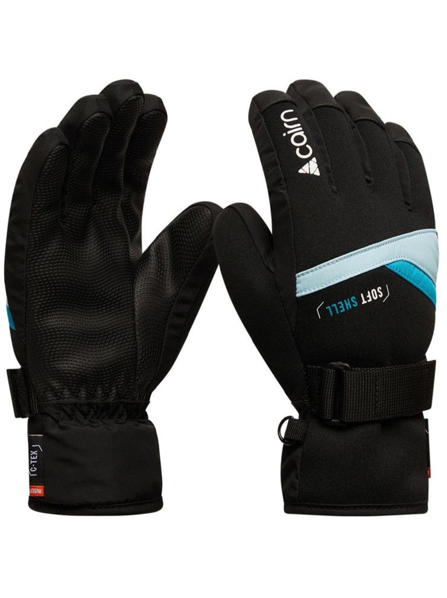 Gants de ski garçon/fille cairn - Noir