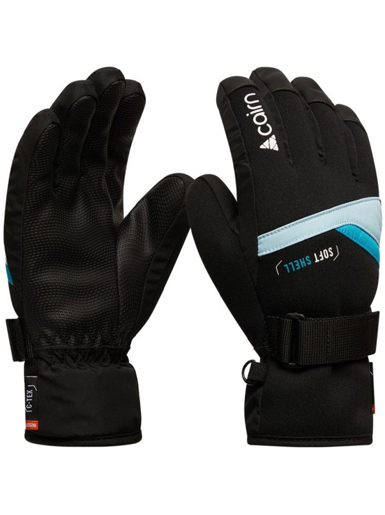 Gants de ski garçon/fille cairn - Noir