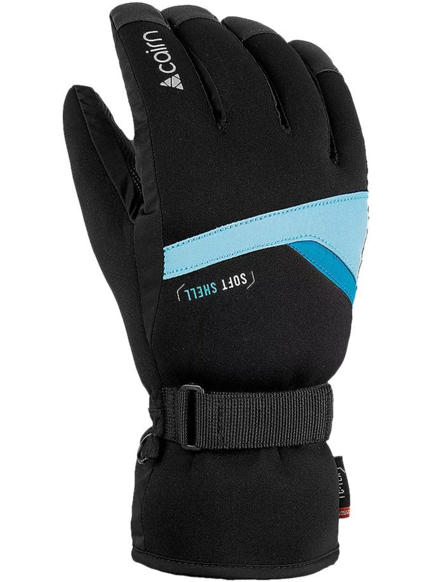 Gants de ski garçon/fille cairn - Noir