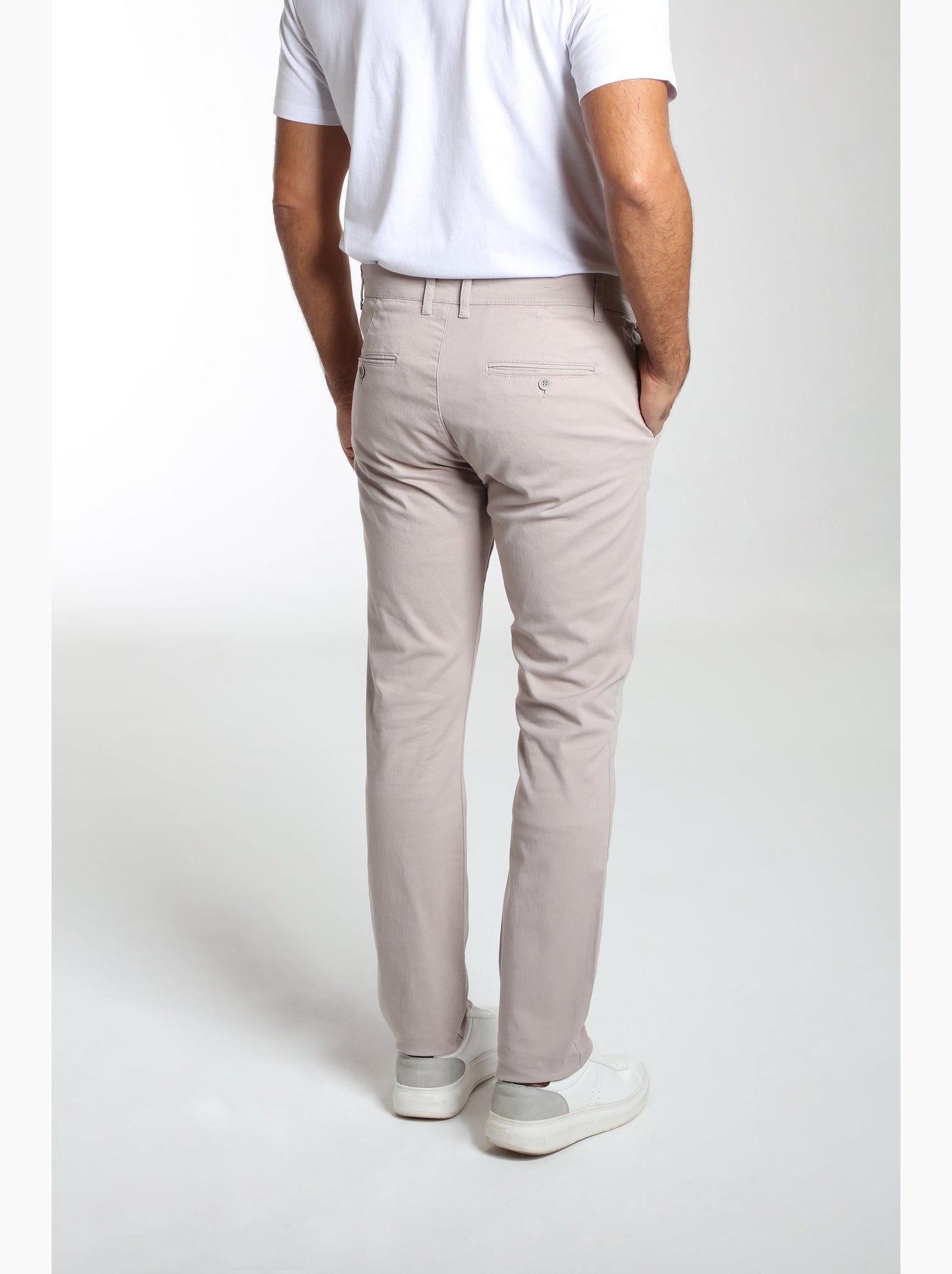 Gentleman Farmer - Pantalon coupe regular en coton PORTO - Beige