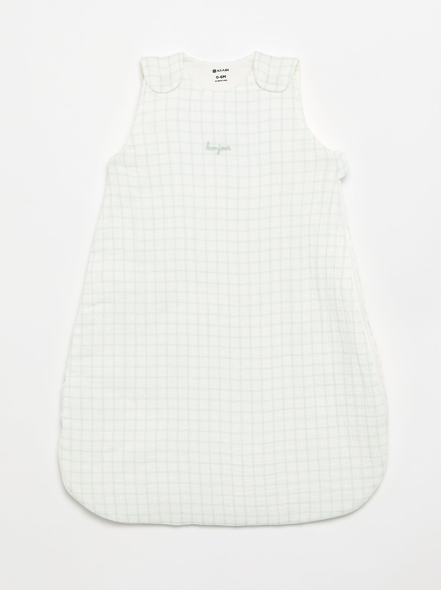 Gigoteuse avec manches amovibles - Blanc