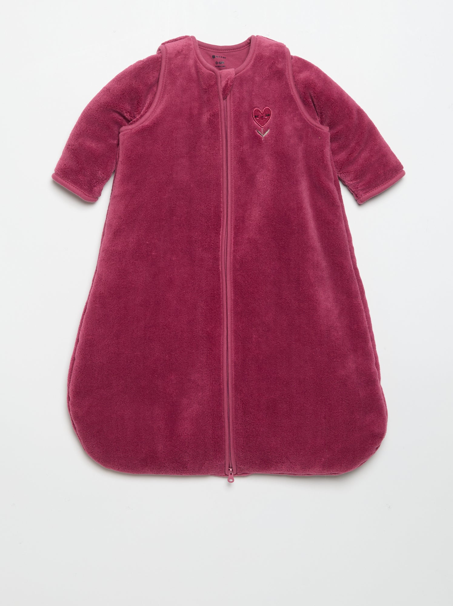 Gigoteuse avec manches amovibles - Rose