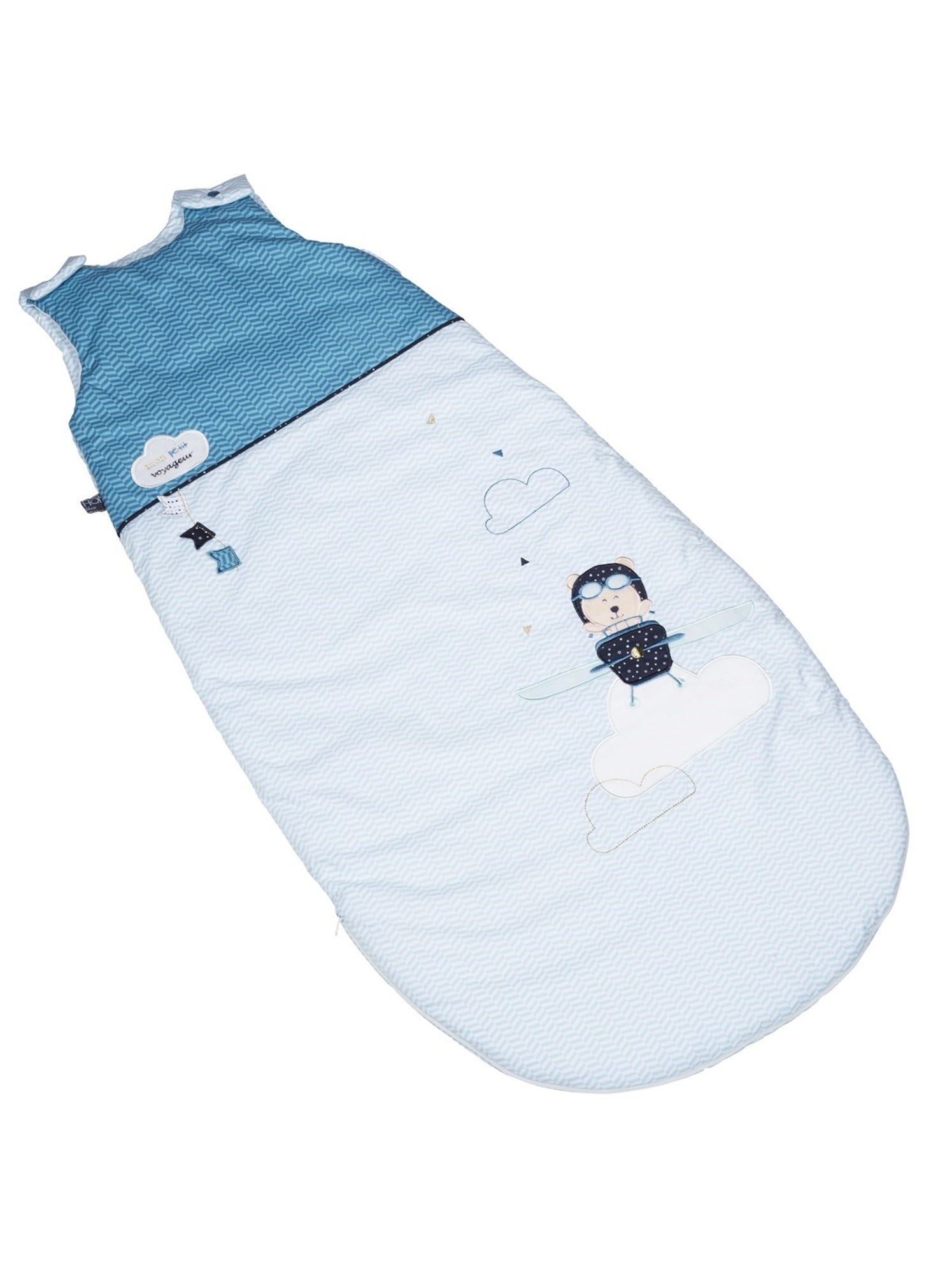 Gigoteuse bébé ouatinee en coton - SAUTHON - Bleu Bleu marine
