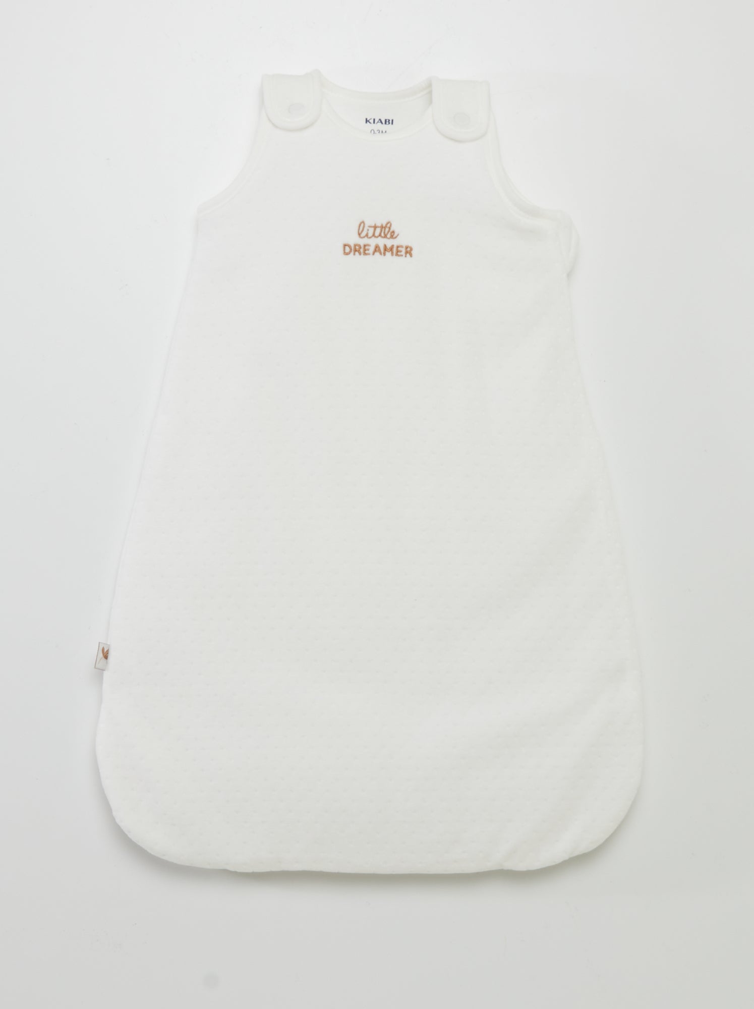 Gigoteuse chaude à motif TOG 2,5 - Blanc point