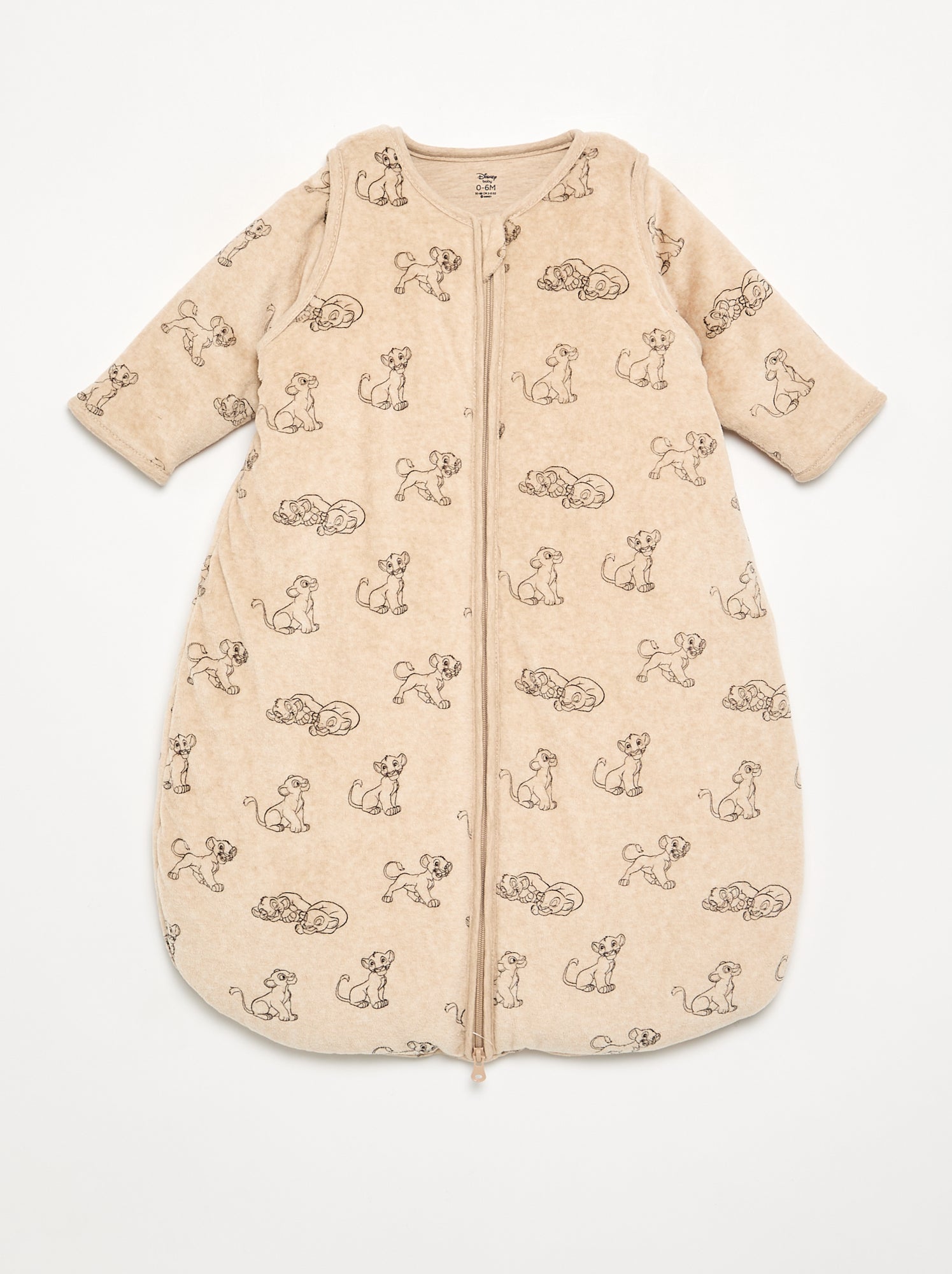 Gigoteuse chaude en velours 'Simba' - Beige