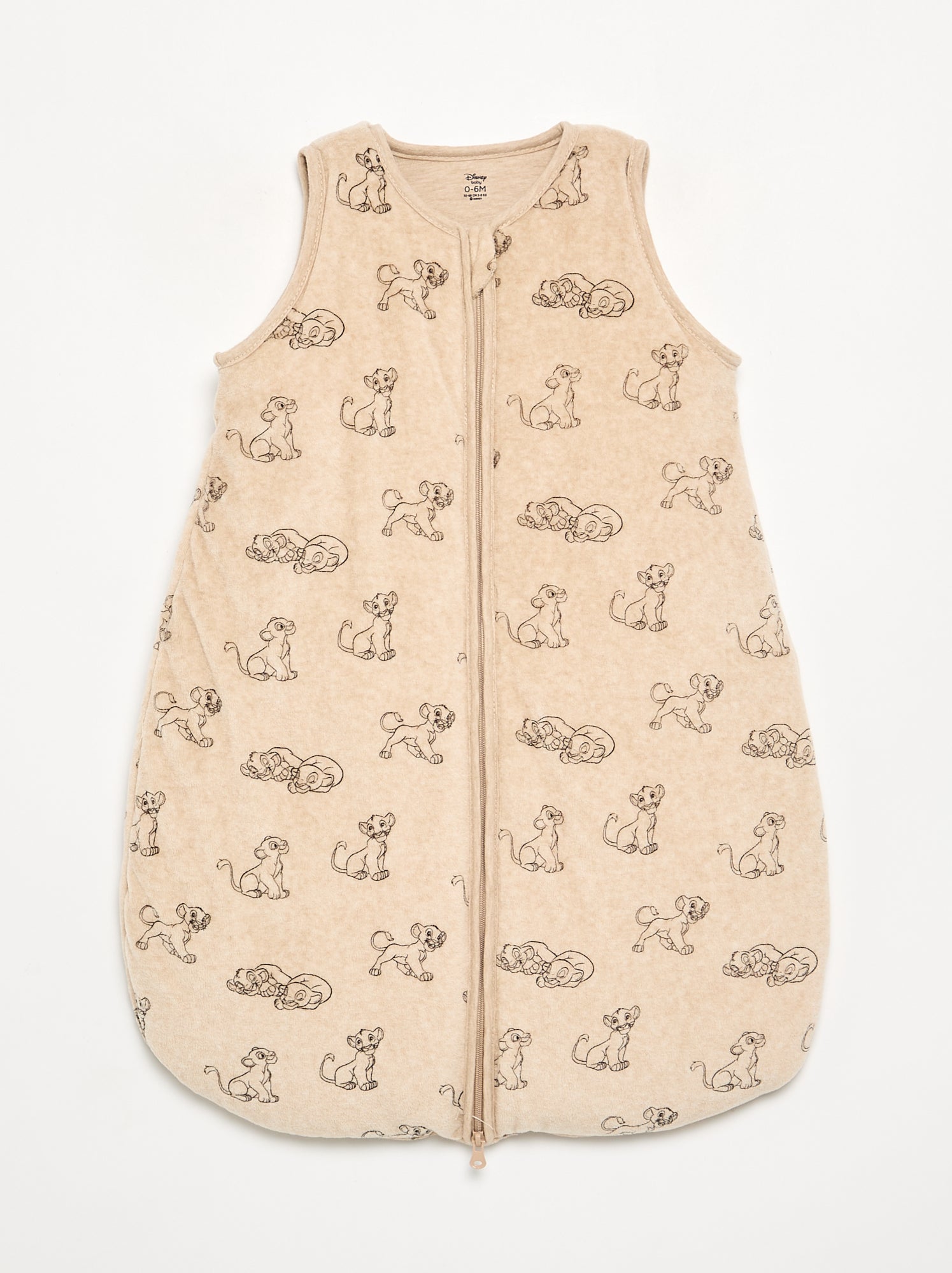 Gigoteuse chaude en velours 'Simba' - Beige