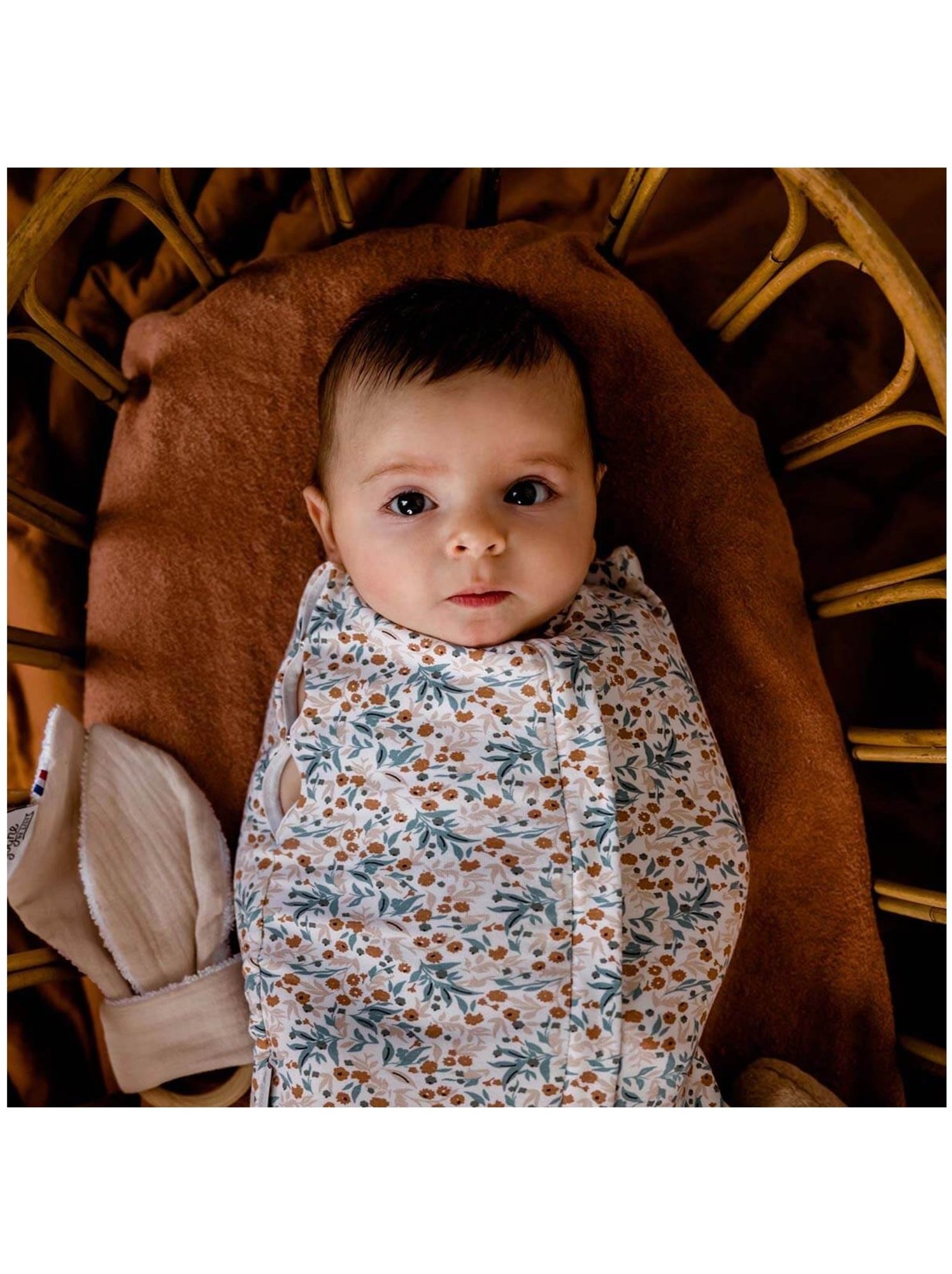 Gigoteuse d'emmaillotage 2en1 Gaspard & Lily - 55 cm - Beige clair